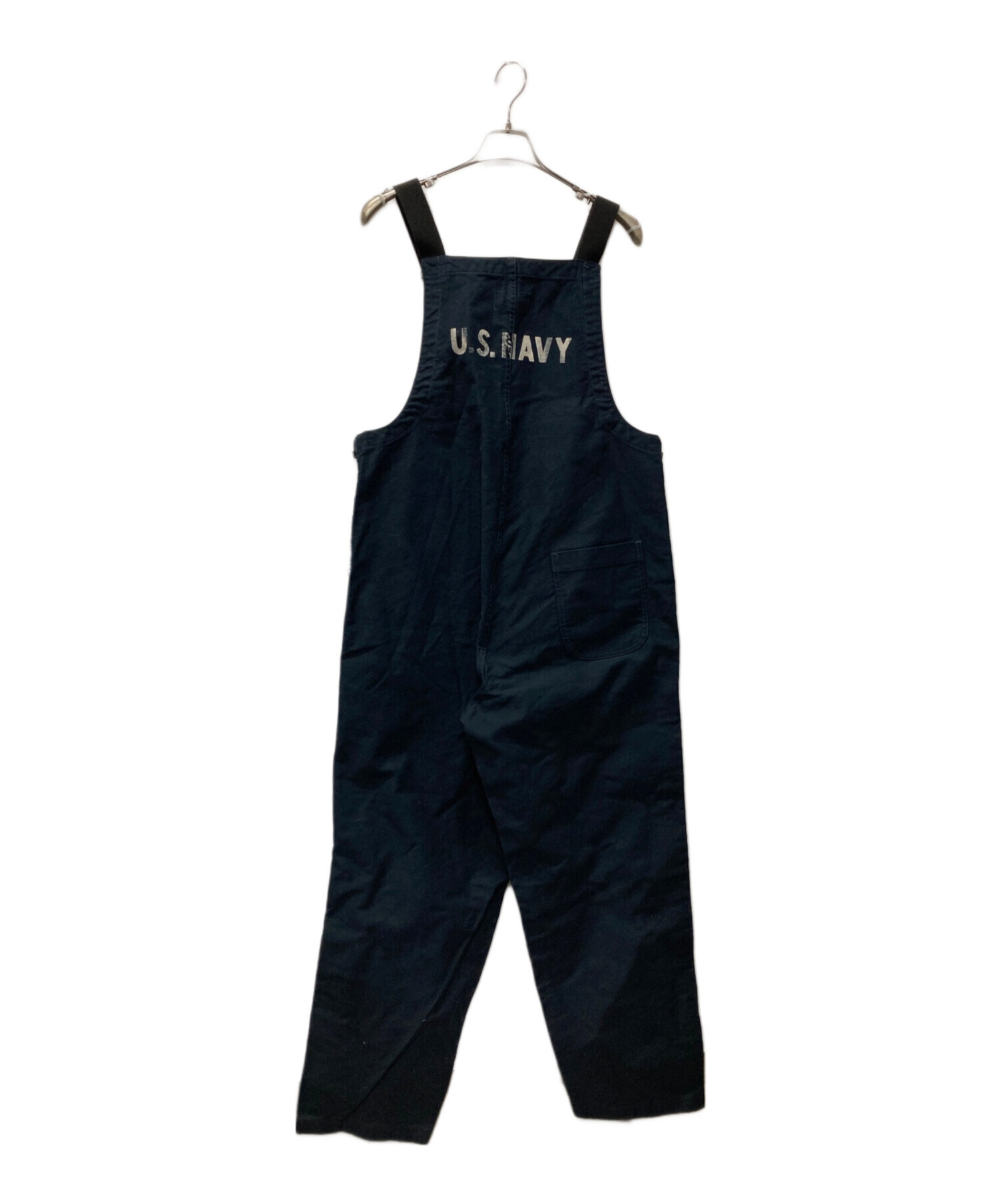 フェローズ FHERROW’S NAVYデッキオーバーオール　デッキパンツ　黒 中古・古着通販】Pherrow's (フェローズ) U.S.N. NAVY ミリタリー N-1