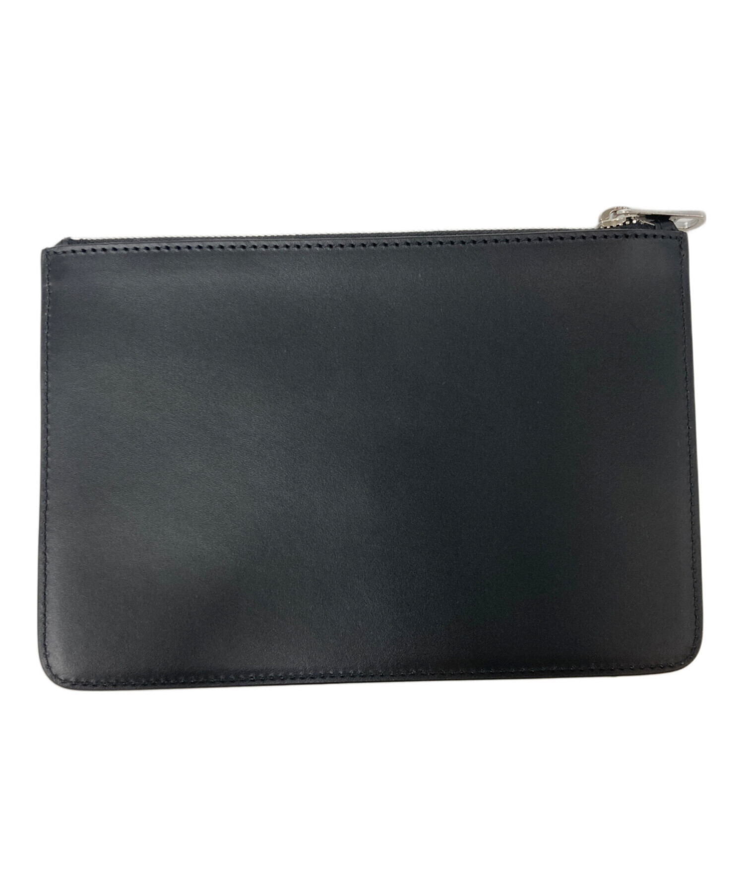 【未使用】A.P.C. ブラックレザーケース 中古・古着通販】A.P.C. (アーペーセー) クラッチバッグ/レザーポーチ