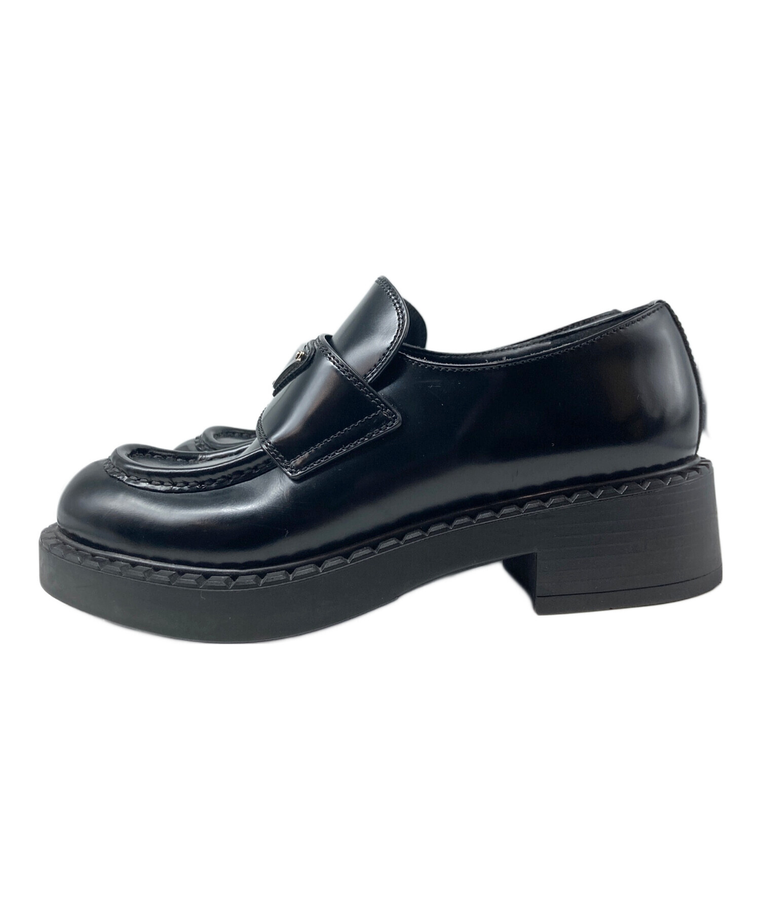 中古・古着通販】PRADA (プラダ) チョコレート ブラッシュドレザー