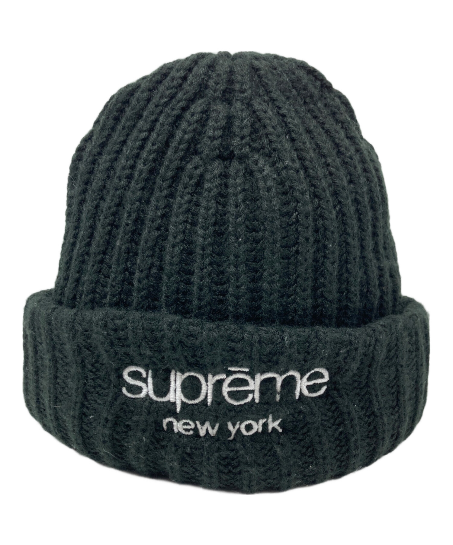 さ*お様 supreme ニット帽　シュプリーム　クラシックロゴ 中古・古着通販】Supreme (シュプリーム) Classic Logo Chunky Ribbed