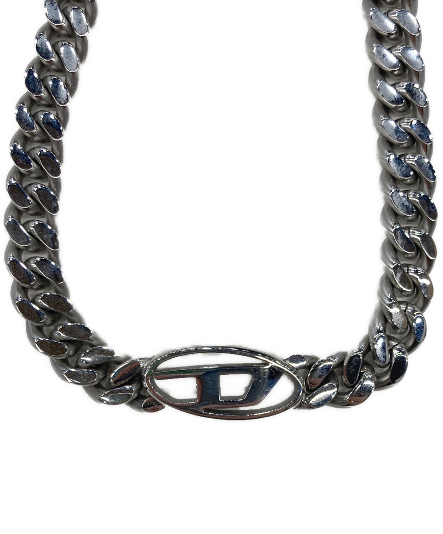 DIESEL　ネックレス 中古・古着通販】DIESEL (ディーゼル) ロゴチェーンネックレス