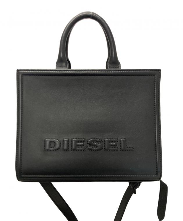 【未使用品】DIESEL ロゴ 2WAY ビジネスバッグ ブラック 中古・古着通販】DIESEL (ディーゼル) ロゴ2Wayショルダーバッグ