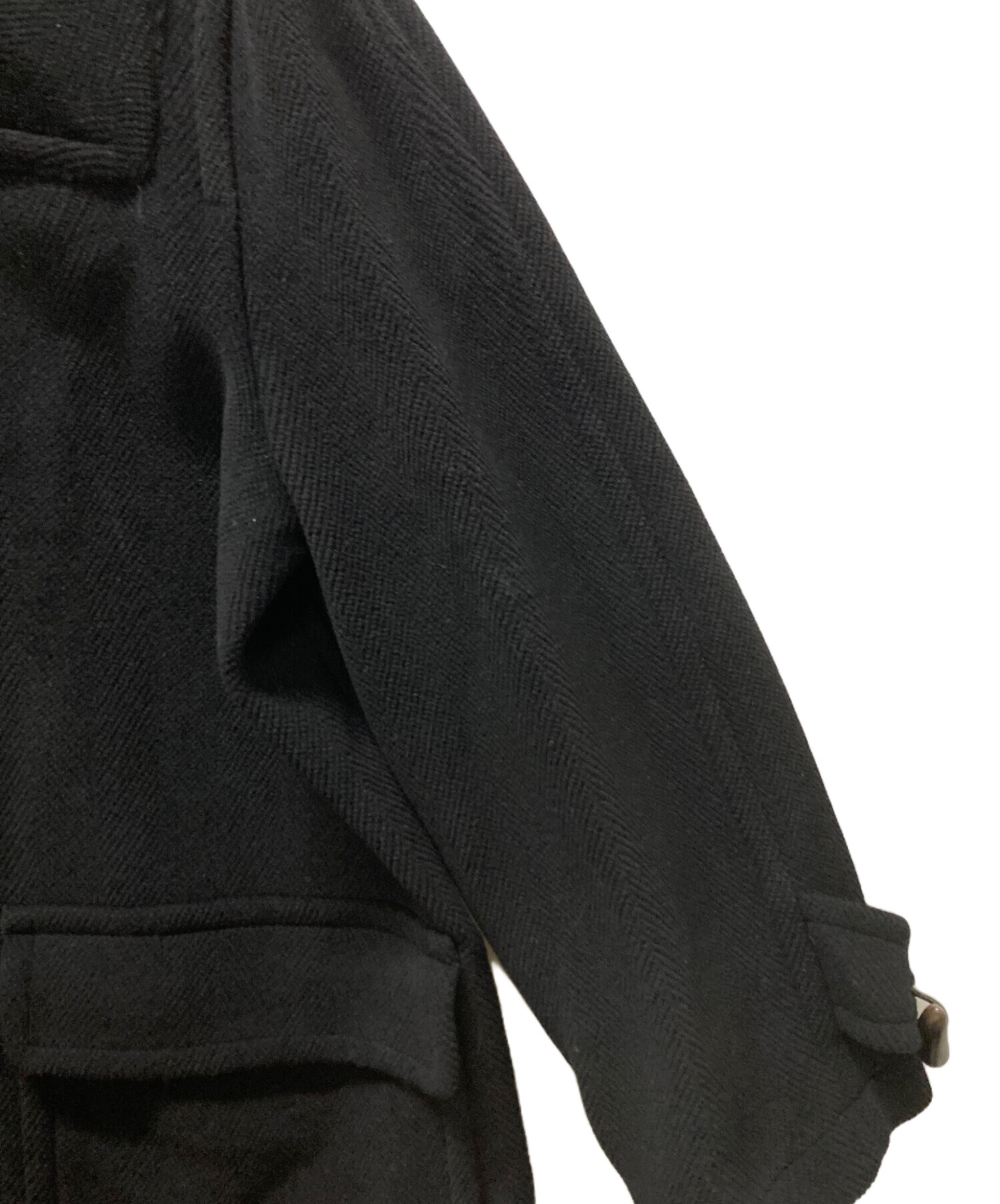 中古・古着通販】GRENFELL (グレンフェル) ダッフルコート ブラック