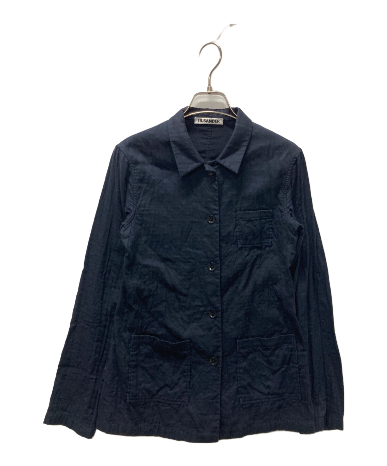 中古・古着通販】JIL SANDER (ジルサンダー) 長袖シャツ ネイビー