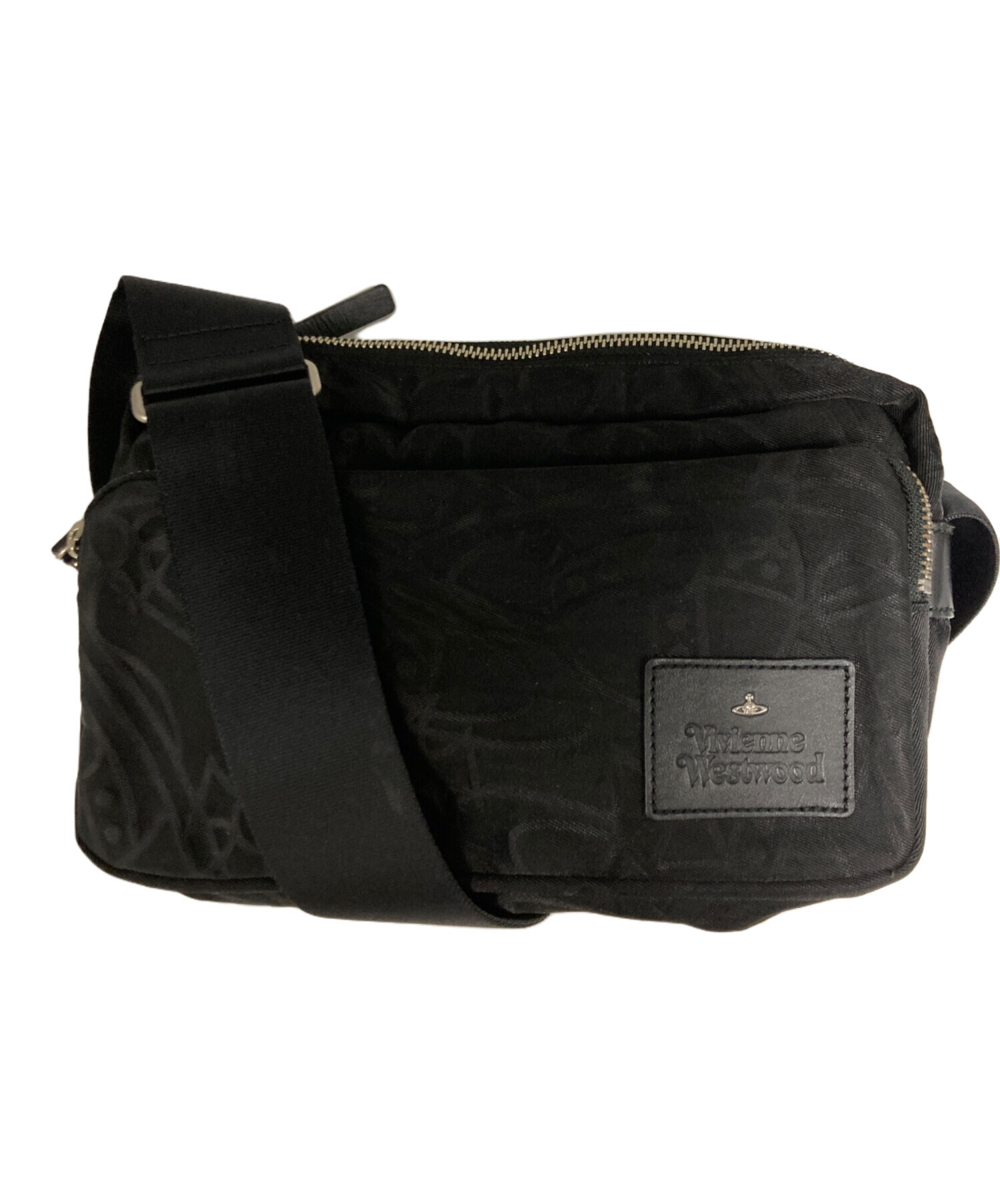 新品希少VivienneWestwood 黒革オーブショルダーバッグ Vivienne Westwood（ヴィヴィアンウエストウッド） 並行輸入品
