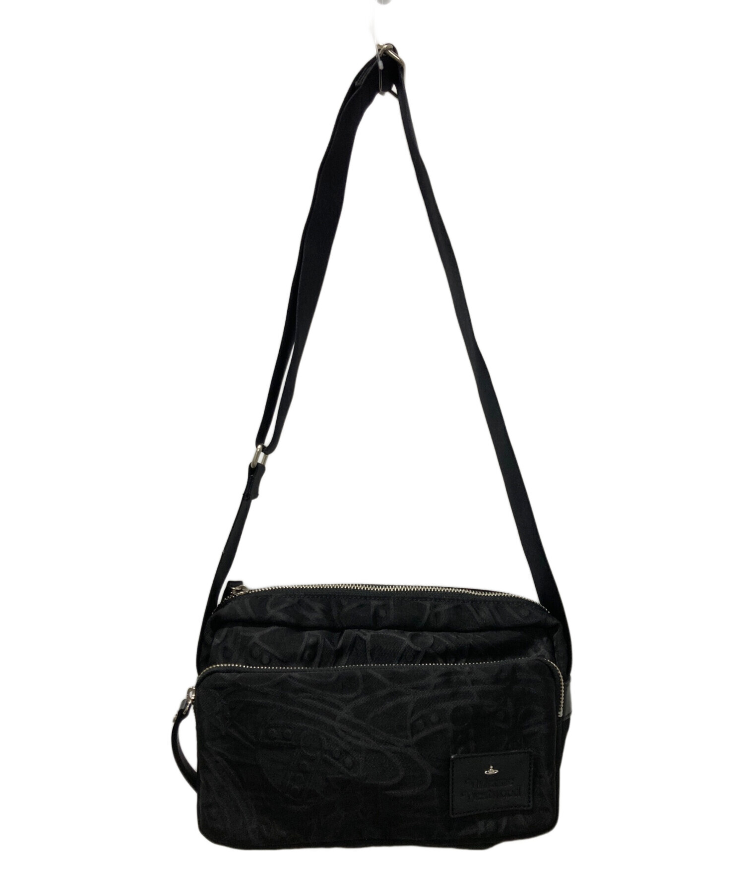 【未使用級】ヴィヴィアンウエストウッド ショルダーバッグ レザー オーブ 型押し Vivienne Westwood（ヴィヴィアンウエストウッド） 並行輸入品