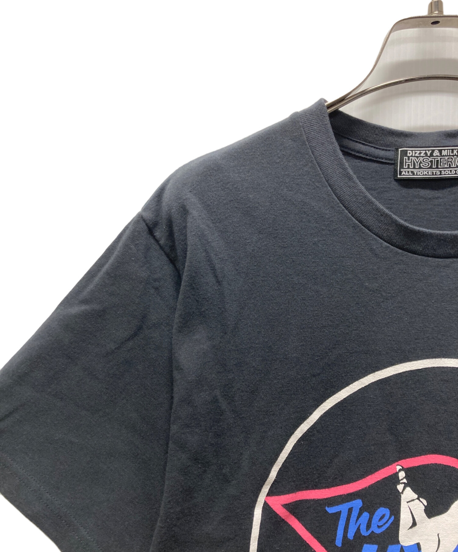 HYSTERIC GLAMOUR HYSTERIC LOVERS Tシャツ HYSTERIC GLAMOUR - MUSIC LOVERS チビTシャツ / ブラック | Tempt