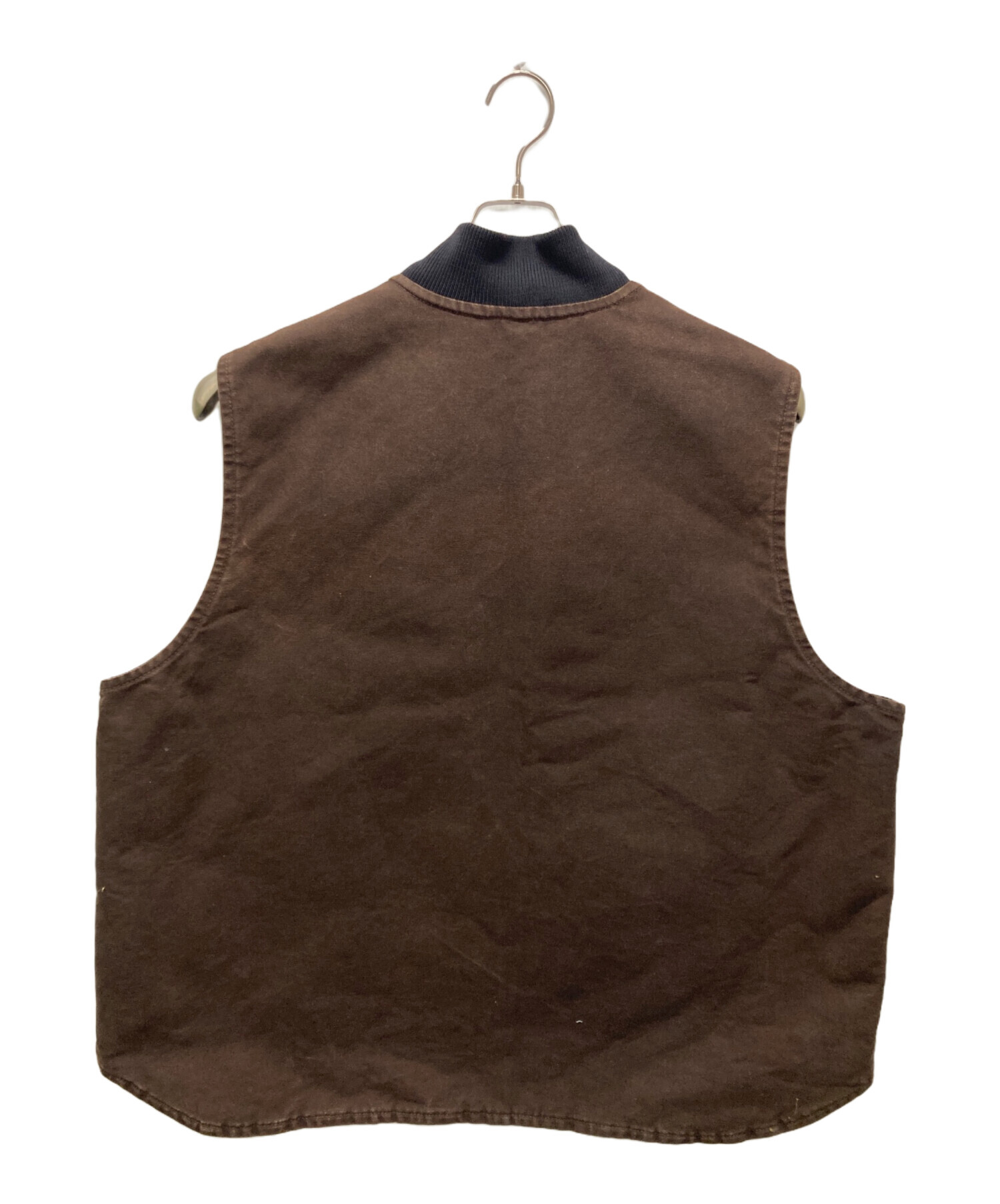 カーハート　ダックベスト　ブラウン　キルティング　ビックサイズ2XL程度 中古・古着通販】CarHartt (カーハート) 裏キルティングダックベスト
