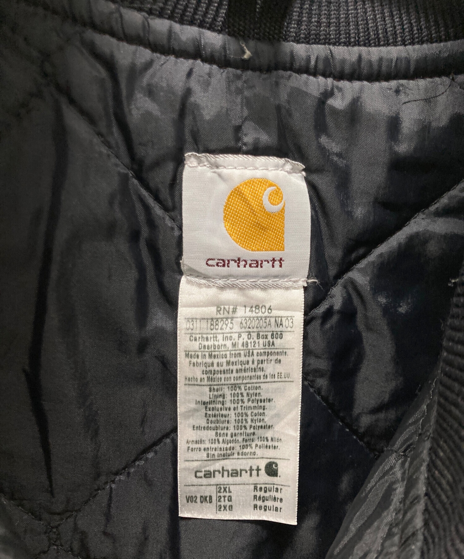 中古・古着通販】CarHartt (カーハート) 裏キルティングダックベスト 