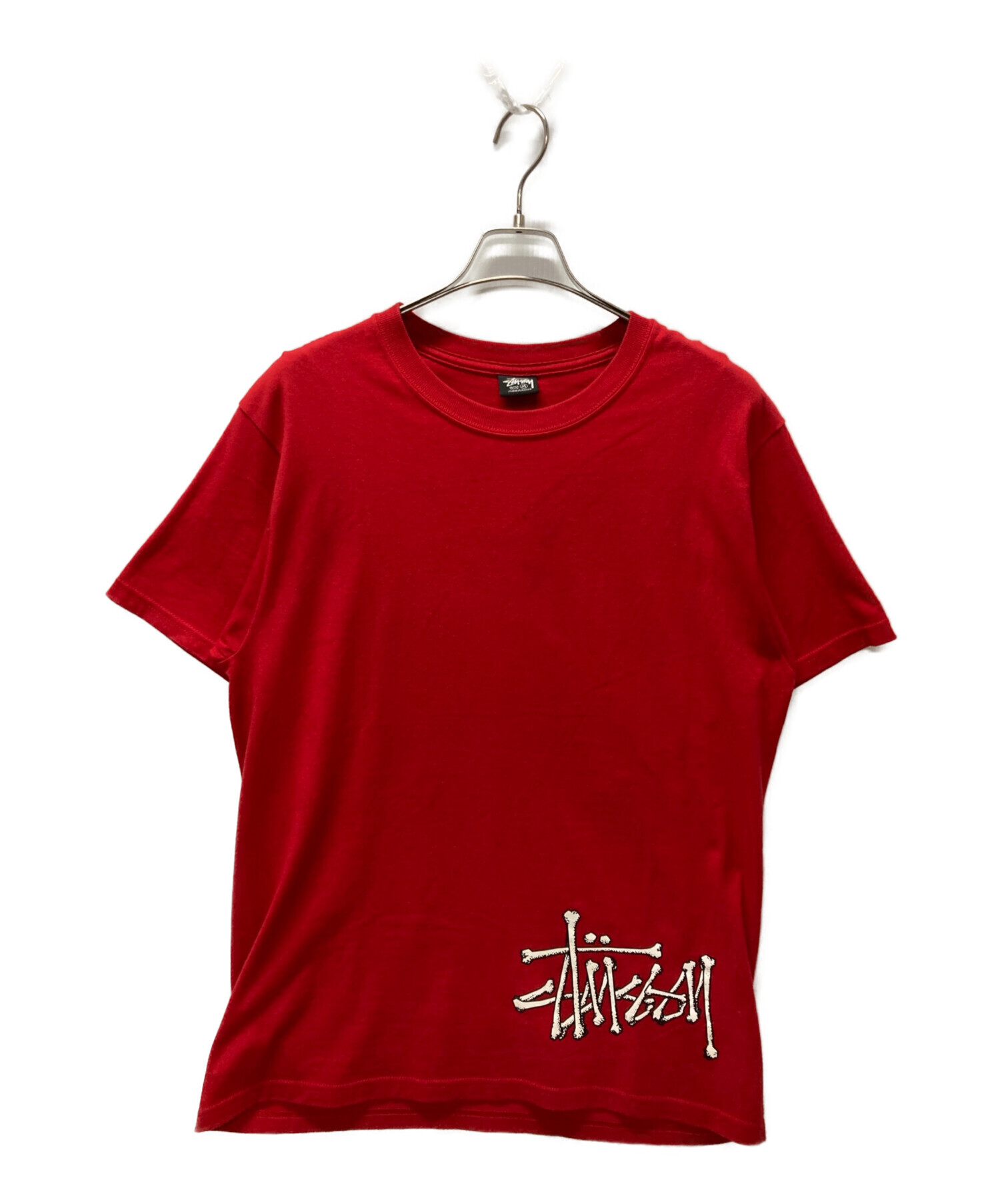 中古・古着通販】stussy (ステューシー) Bones Stock Tee レッド