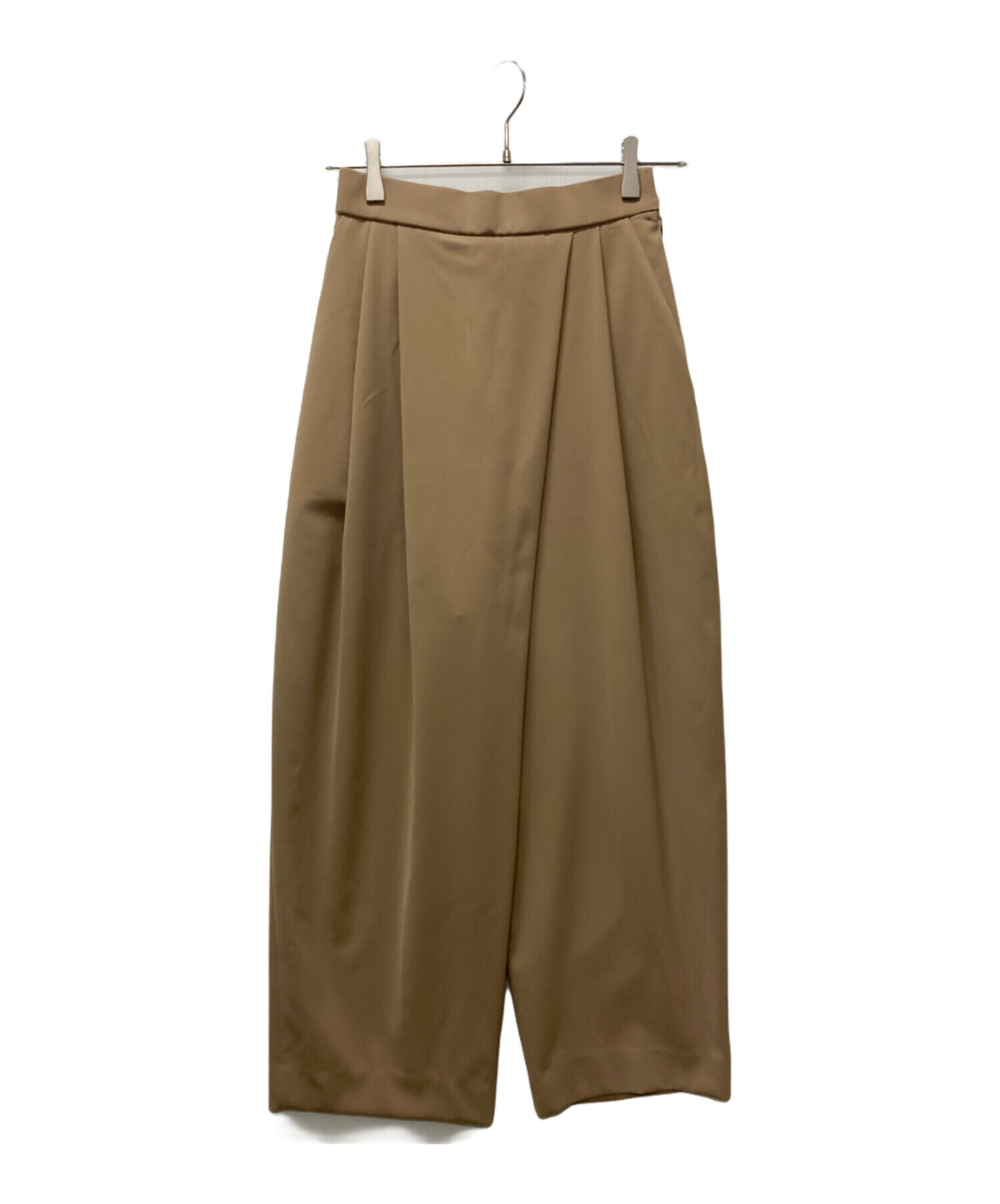 中古・古着通販】Conte (コンテ) アシンメトリー タックパンツ
