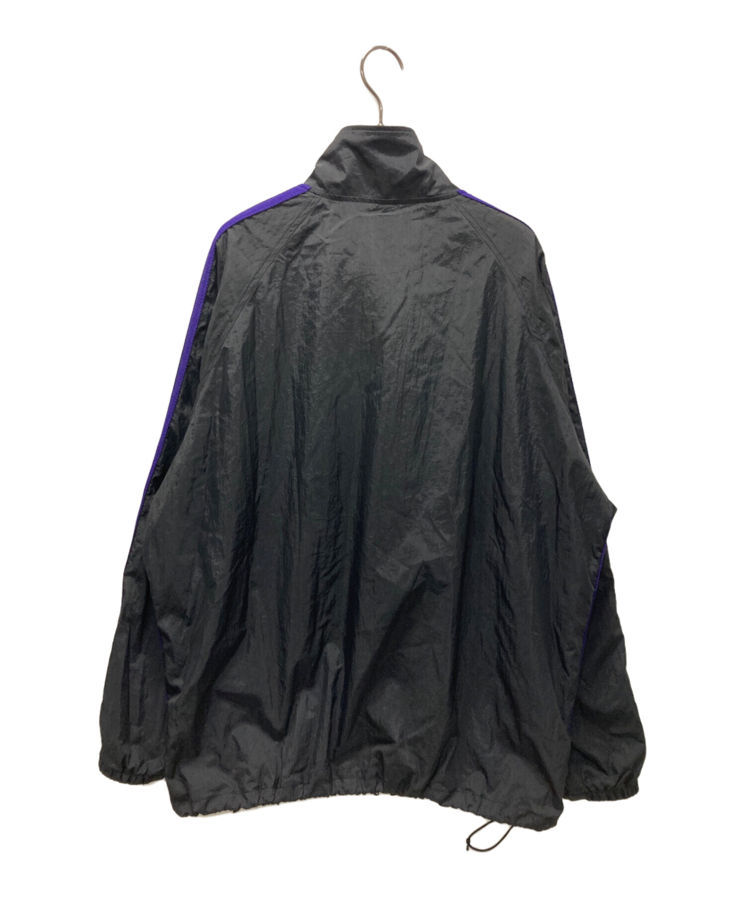 ニードルズ ビームス 美品 ナイロン トラック ジャケット 黒系 中古・古着通販】Needles (ニードルズ) BEAMS (ビームス) 別注 Nylon