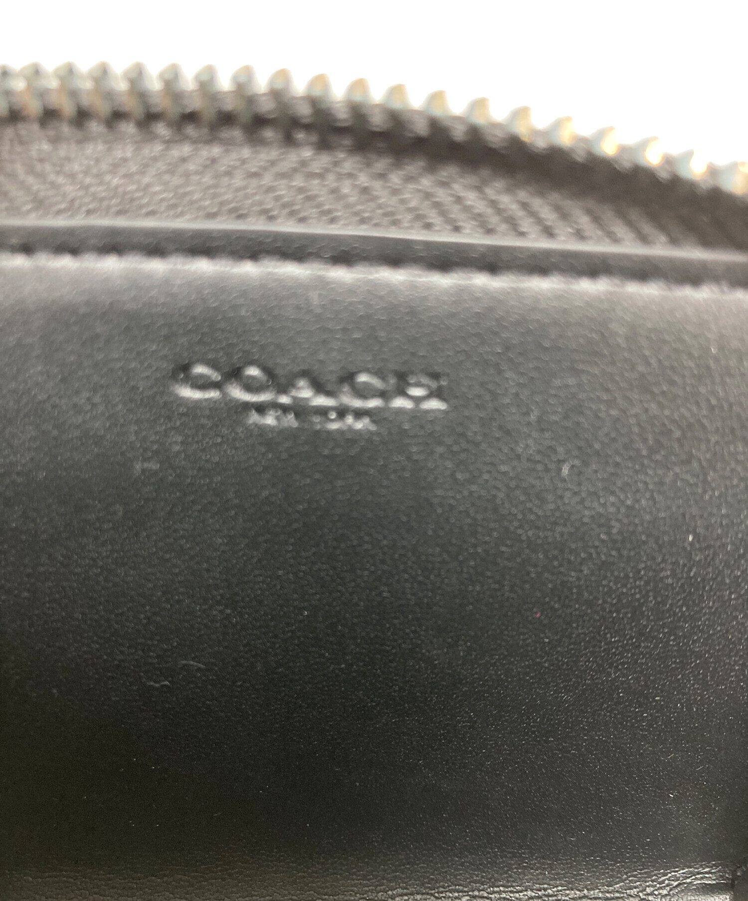 中古・古着通販】COACH (コーチ) ジップ キー ケース・シグネチャー