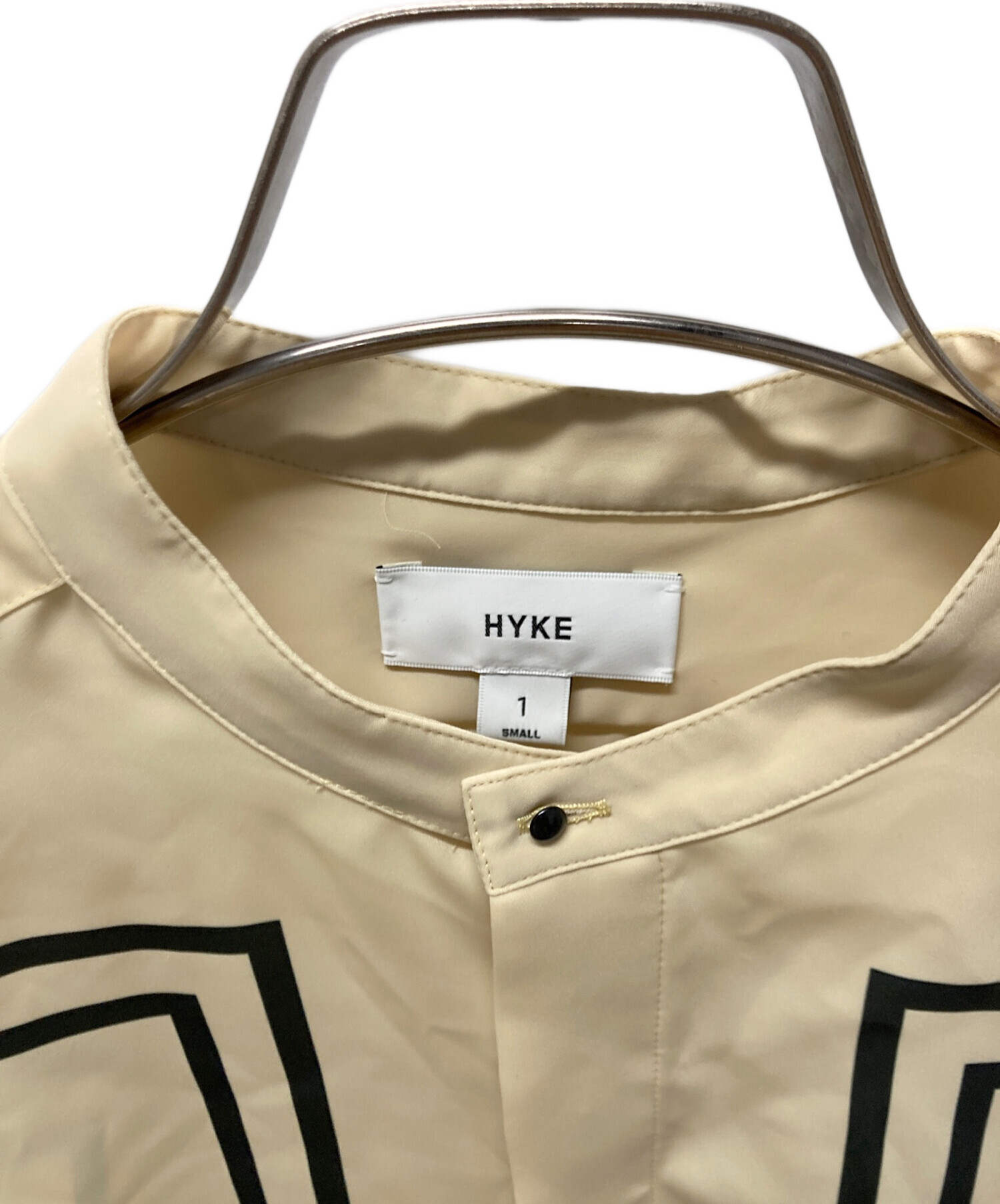 中古・古着通販】HYKE (ハイク) PRINTED BLOUSE ベージュ サイズ:1 