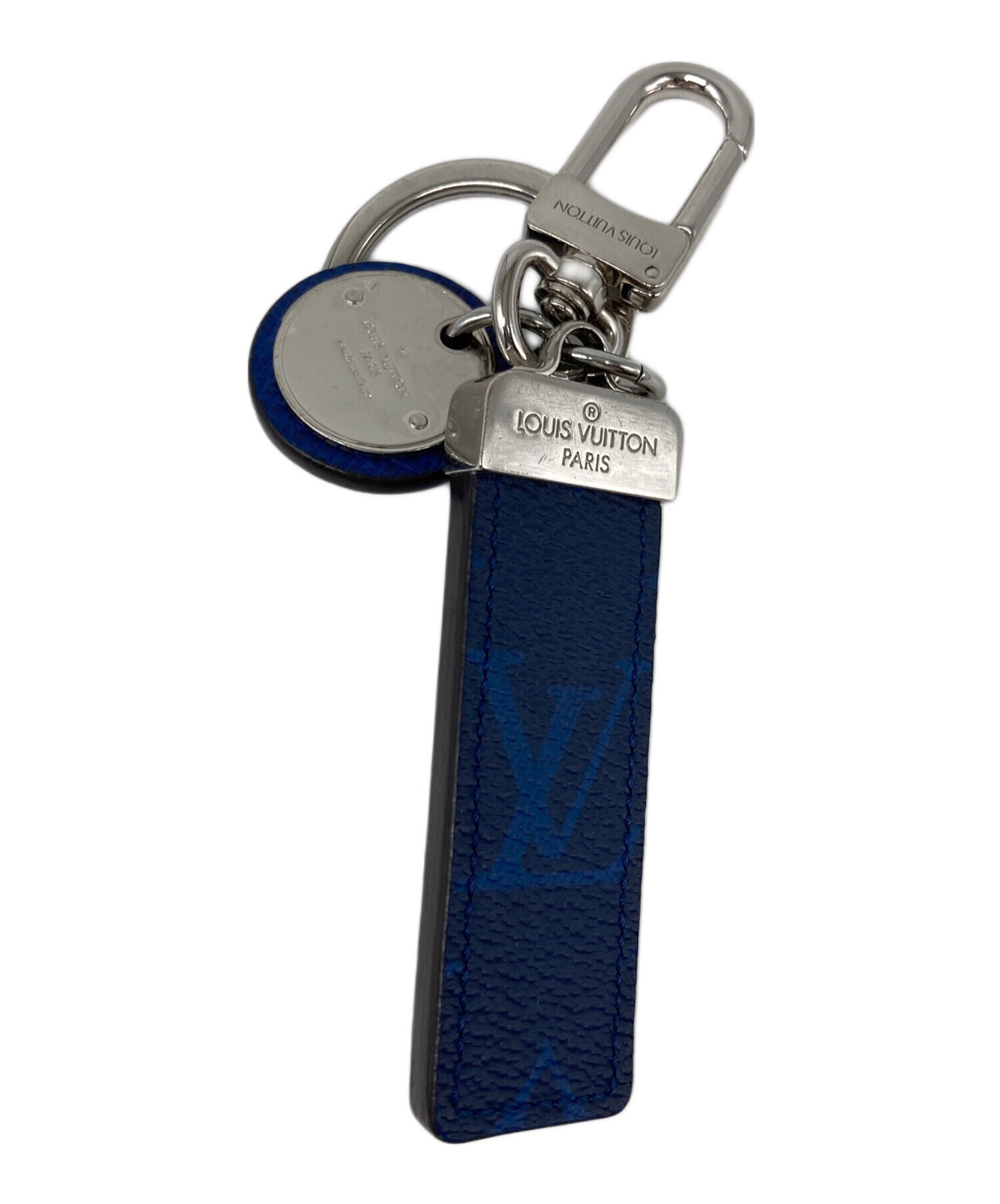 LOUIS VUITTON ダークブルー キーホルダー 中古・古着通販】LOUIS VUITTON (ルイ ヴィトン) キーホルダー・ネオ