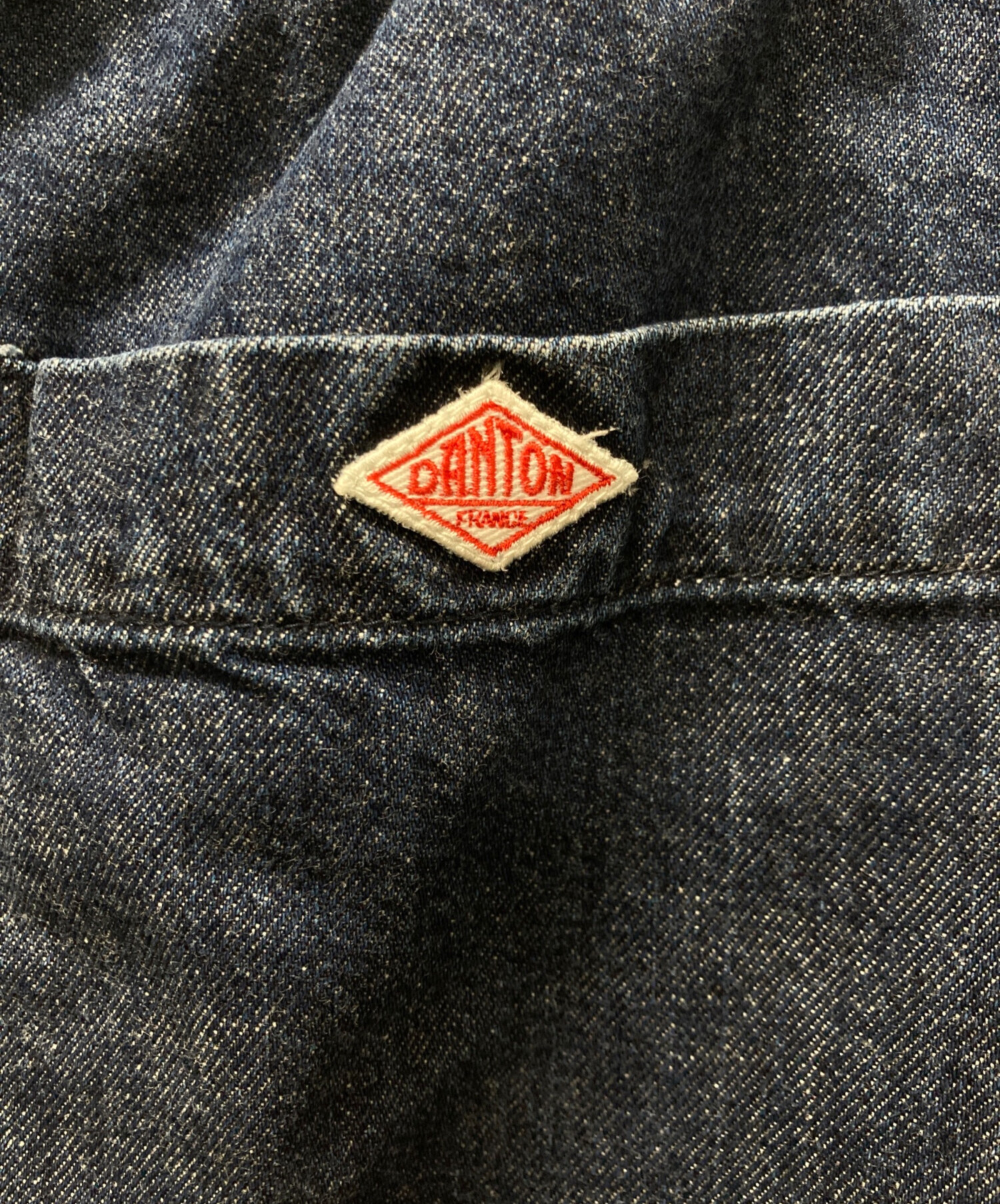 中古・古着通販】DANTON (ダントン) デニムイージーパンツ インディゴ