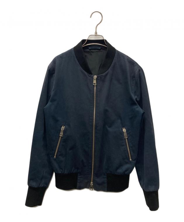ami ネイビー ウール　ボンバージャケット 中古・古着通販】AMI PARIS (アミ パリス) ボンバージャケット