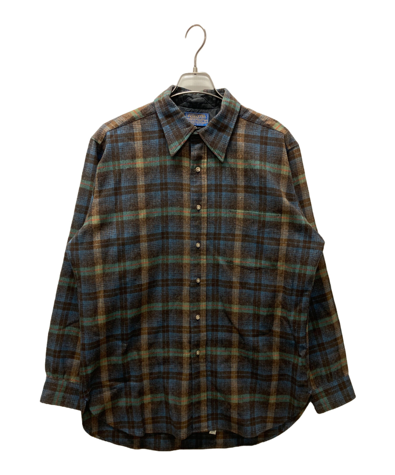 中古・古着通販】PENDLETON (ペンドルトン) ウールチェックシャツ