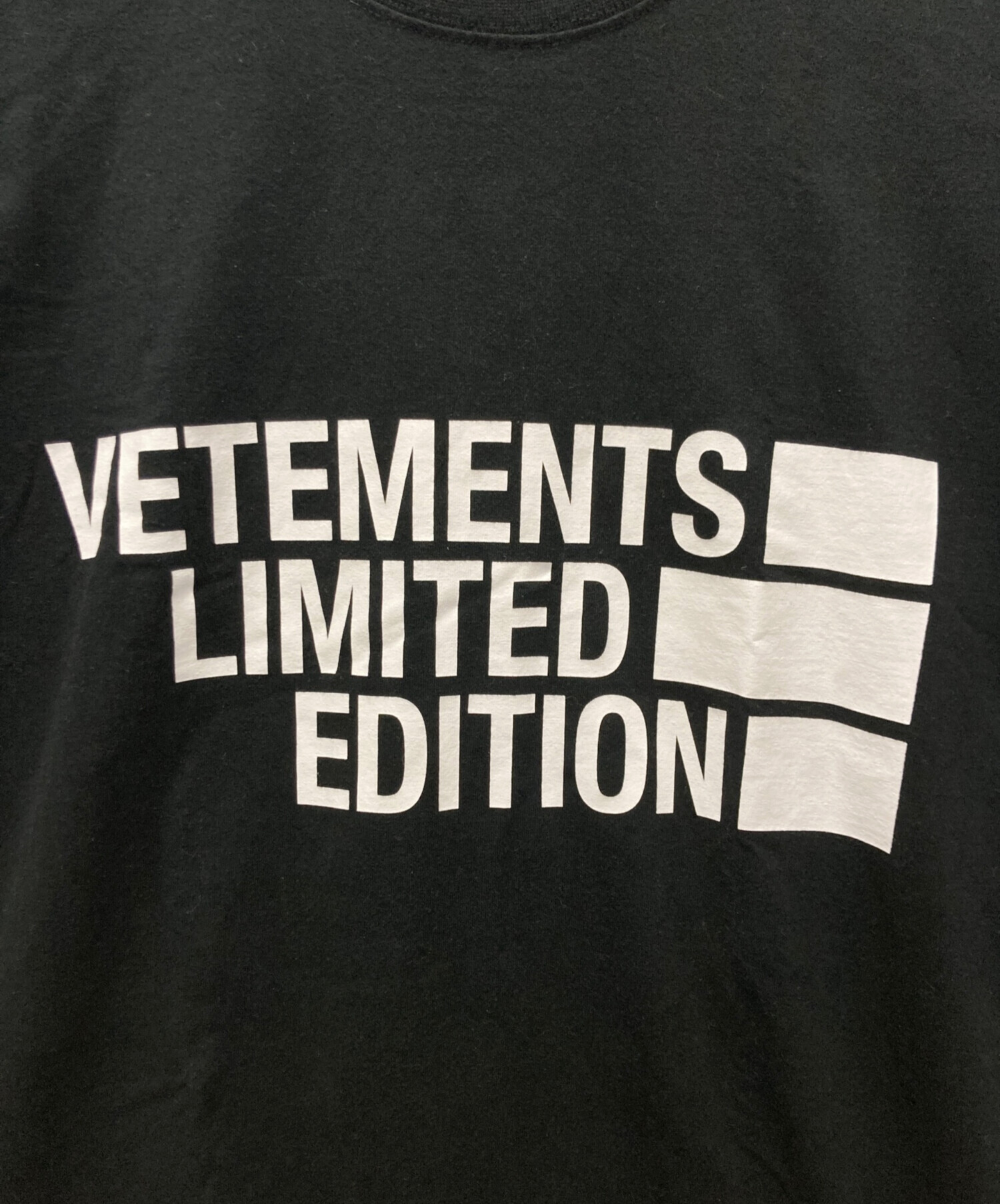中古・古着通販】VETEMENTS (ヴェトモン) BIG LOGO LIMITED EDITION T