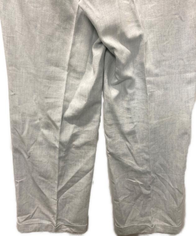 中古・古着通販】PAPAS (パパス) リネン混パンツ スカイブルー サイズ