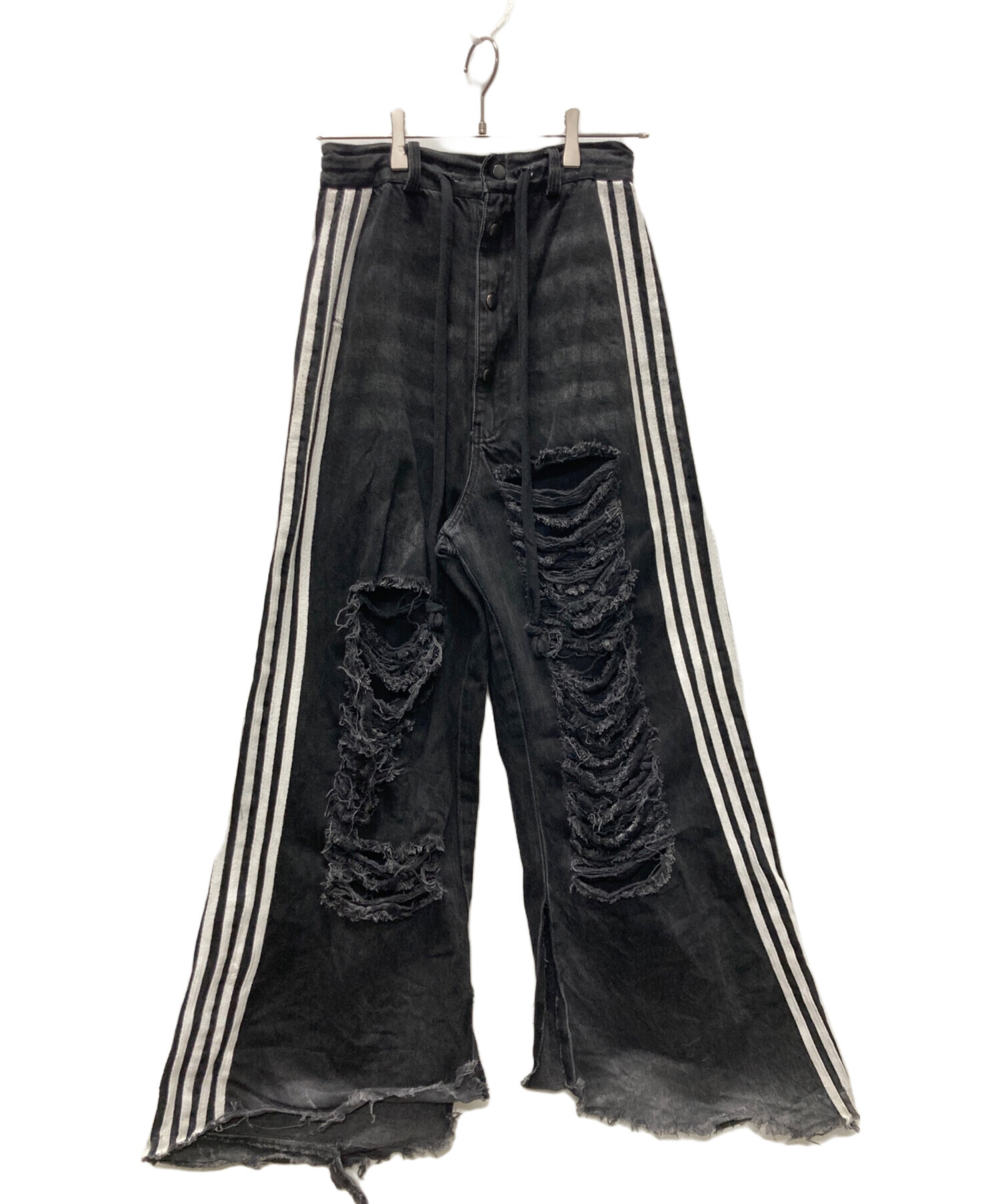 中古・古着通販】yori sport (ヨリ スポーツ) 5 STRIPE DENIM/ダメージ