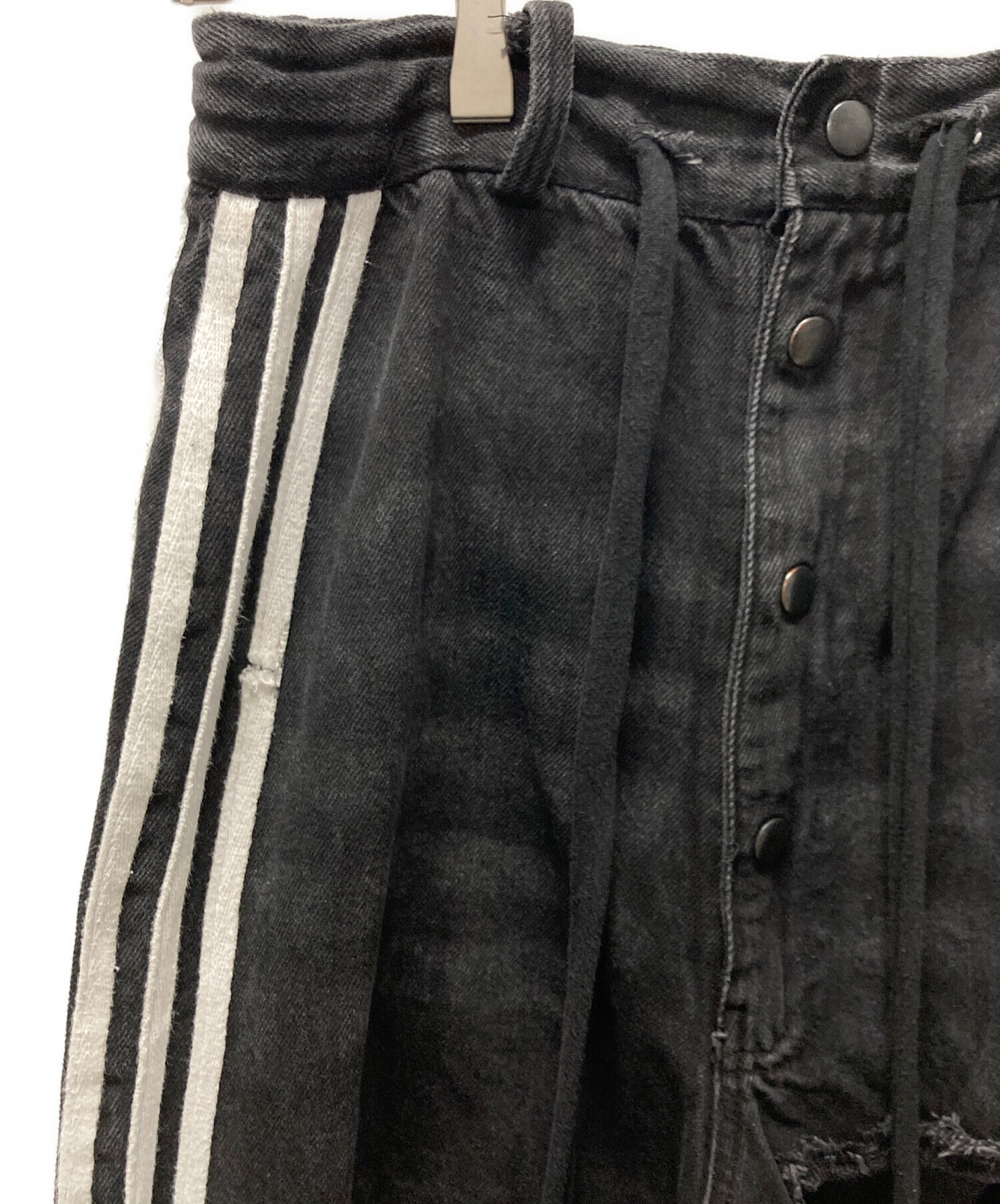 中古・古着通販】yori sport (ヨリ スポーツ) 5 STRIPE DENIM/ダメージ