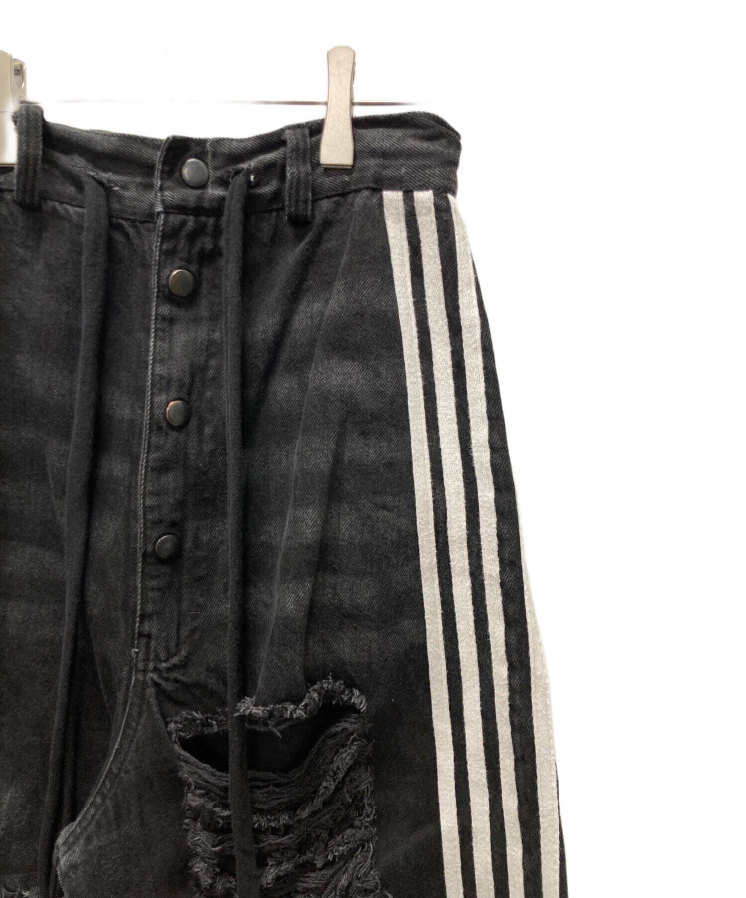 中古・古着通販】yori sport (ヨリ スポーツ) 5 STRIPE DENIM/ダメージ