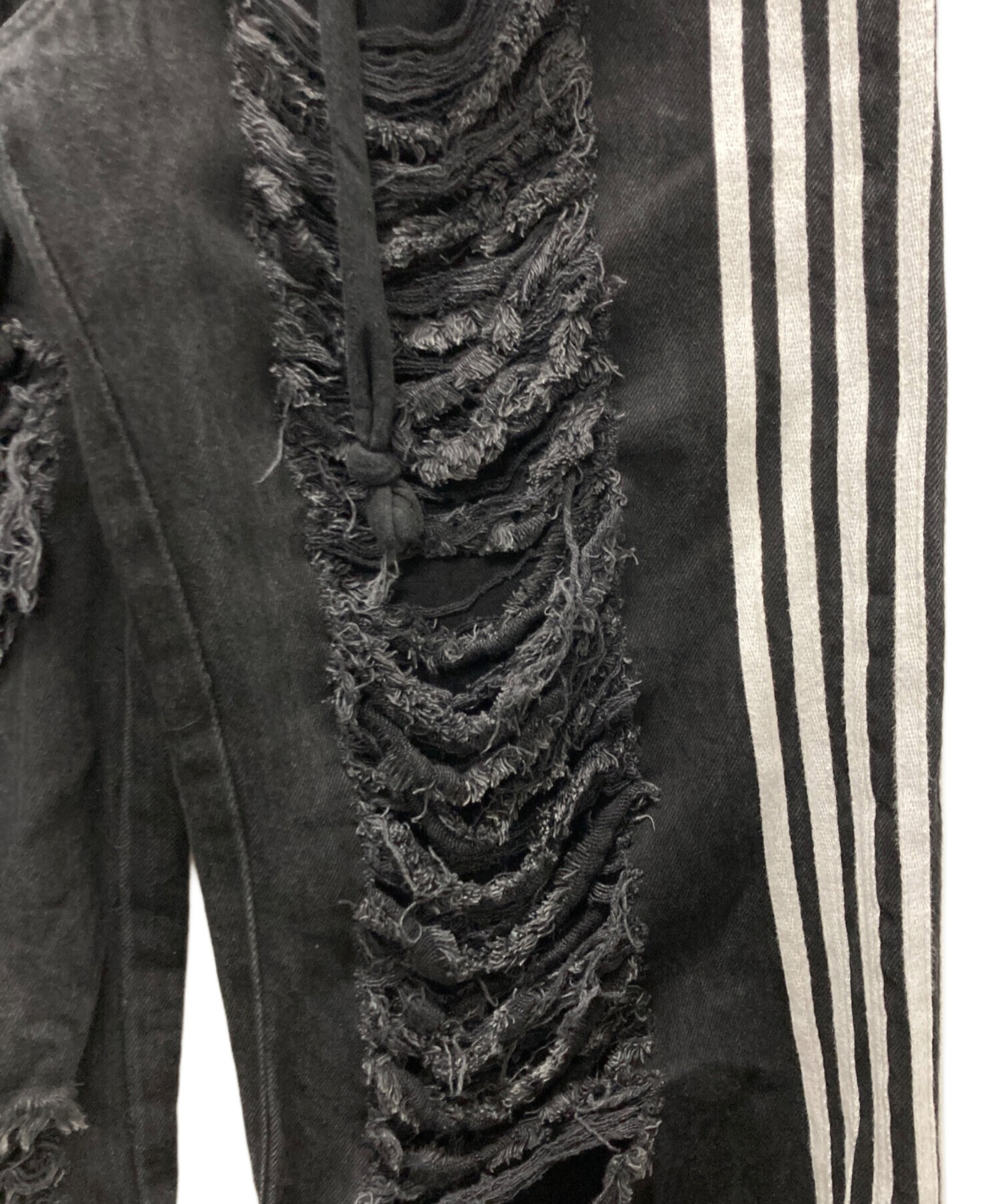 中古・古着通販】yori sport (ヨリ スポーツ) 5 STRIPE DENIM/ダメージ