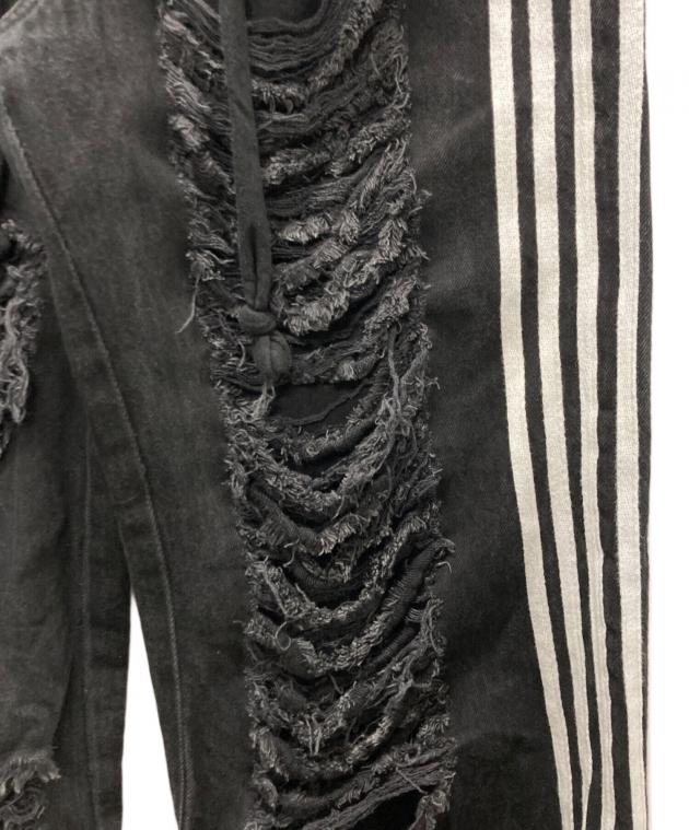 中古・古着通販】yori sport (ヨリ スポーツ) 5 STRIPE DENIM/ダメージ