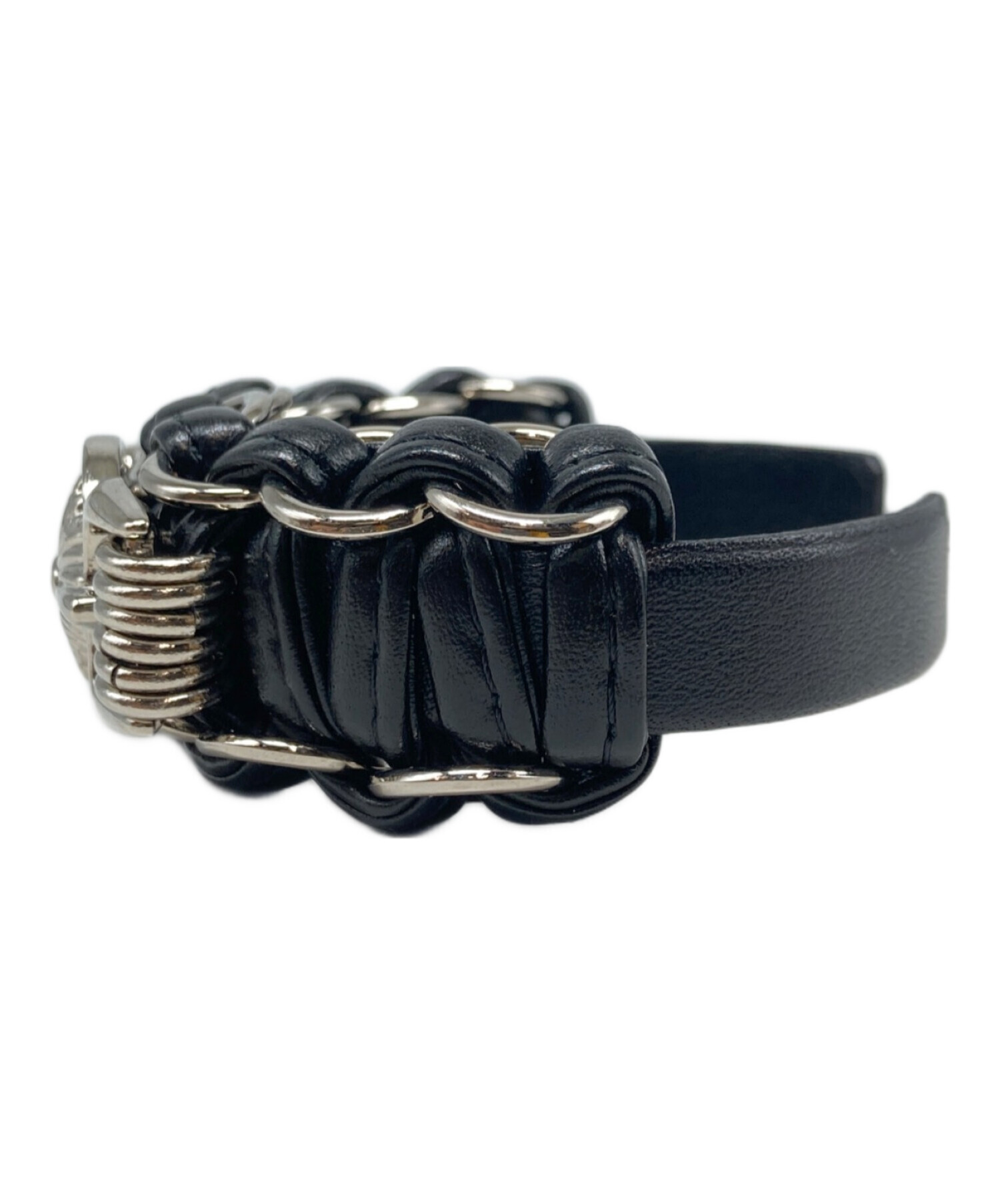 中古・古着通販】TOGA TOO (トーガ・トゥ) Leather Braid Bangle