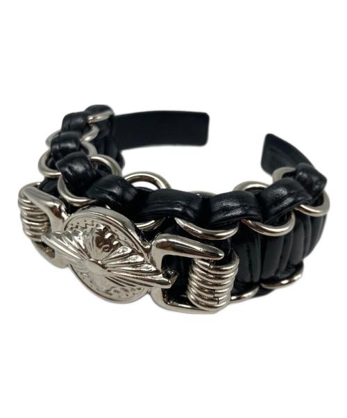 中古・古着通販】TOGA TOO (トーガ・トゥ) Leather Braid Bangle
