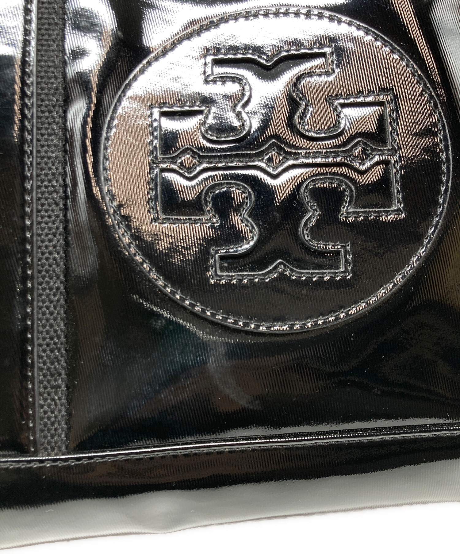 中古・古着通販】TORY BURCH (トリーバーチ) エナメルトートバッグ