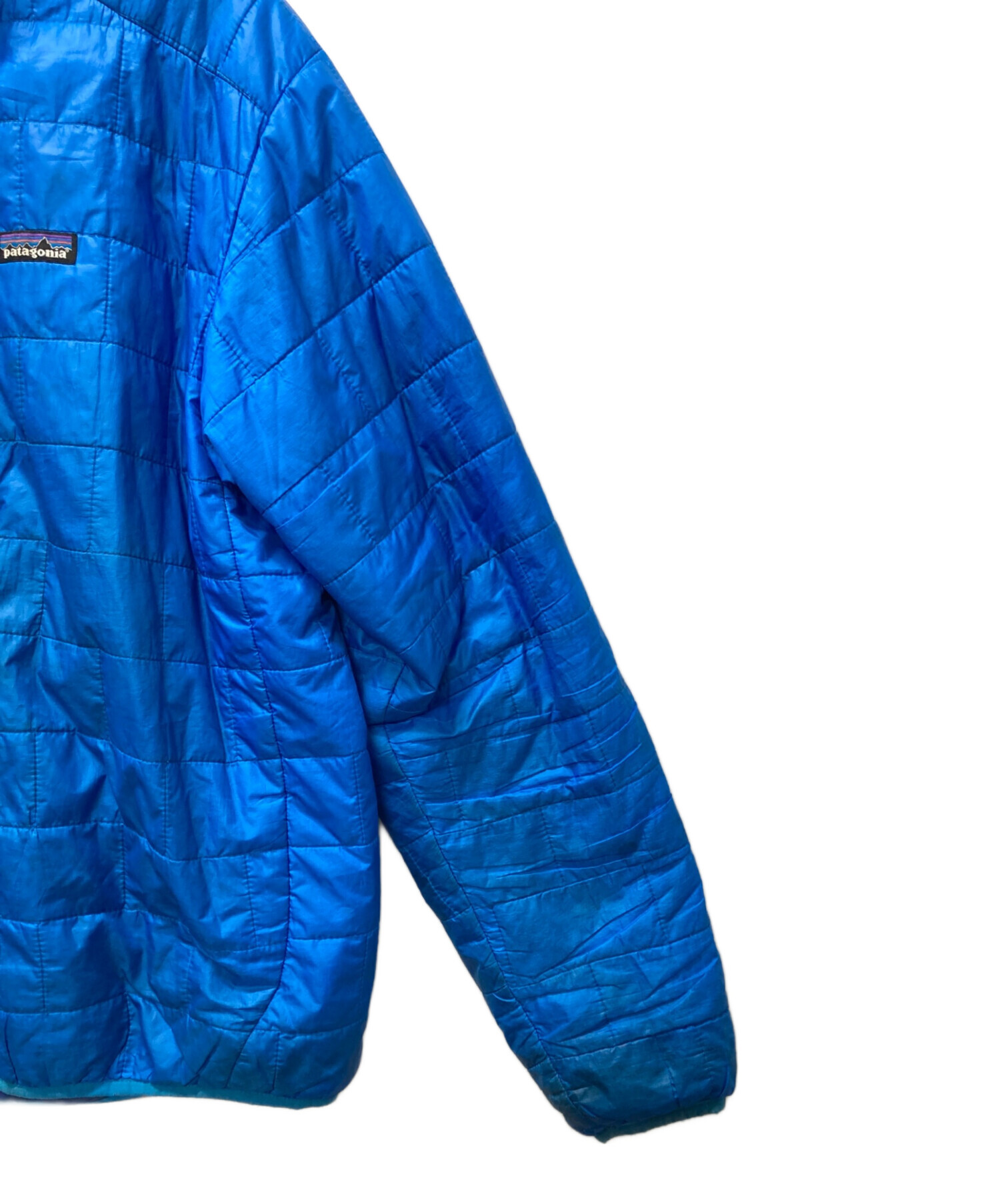 美品 patagonia ナノパフ ジャケット ブルー L パタゴニア 中古・古着通販】Patagonia (パタゴニア) ナノパフプルオーバー