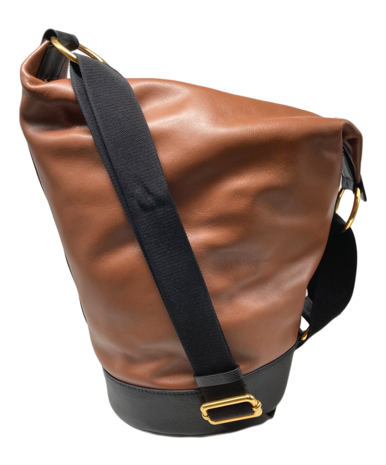 中古・古着通販】MARNI (マルニ) レザーショルダーバッグ/バケット 