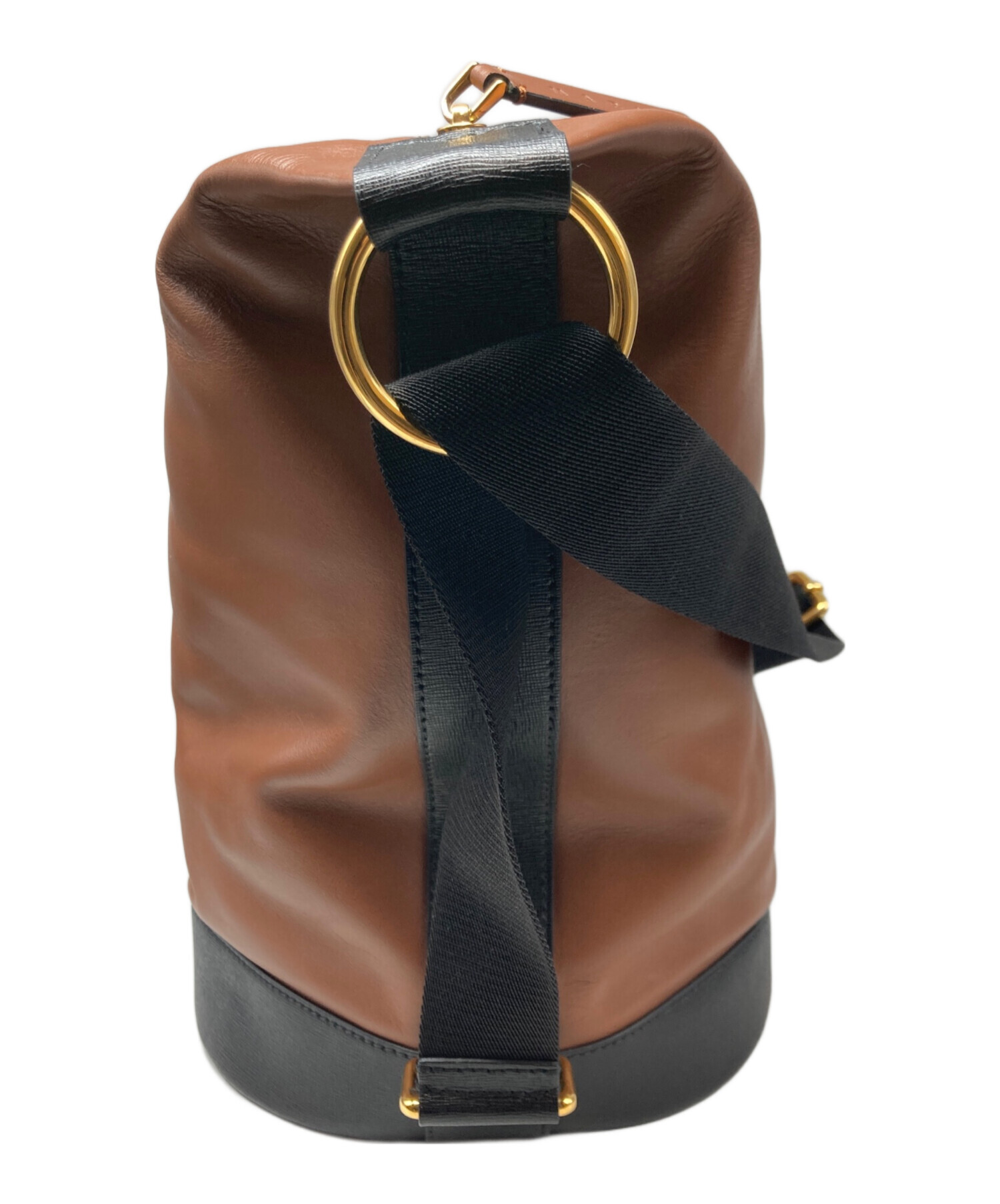 MARNI レザー　ポシェット　ヴィンテージ 中古・古着通販】MARNI (マルニ) レザーショルダーバッグ/バケット