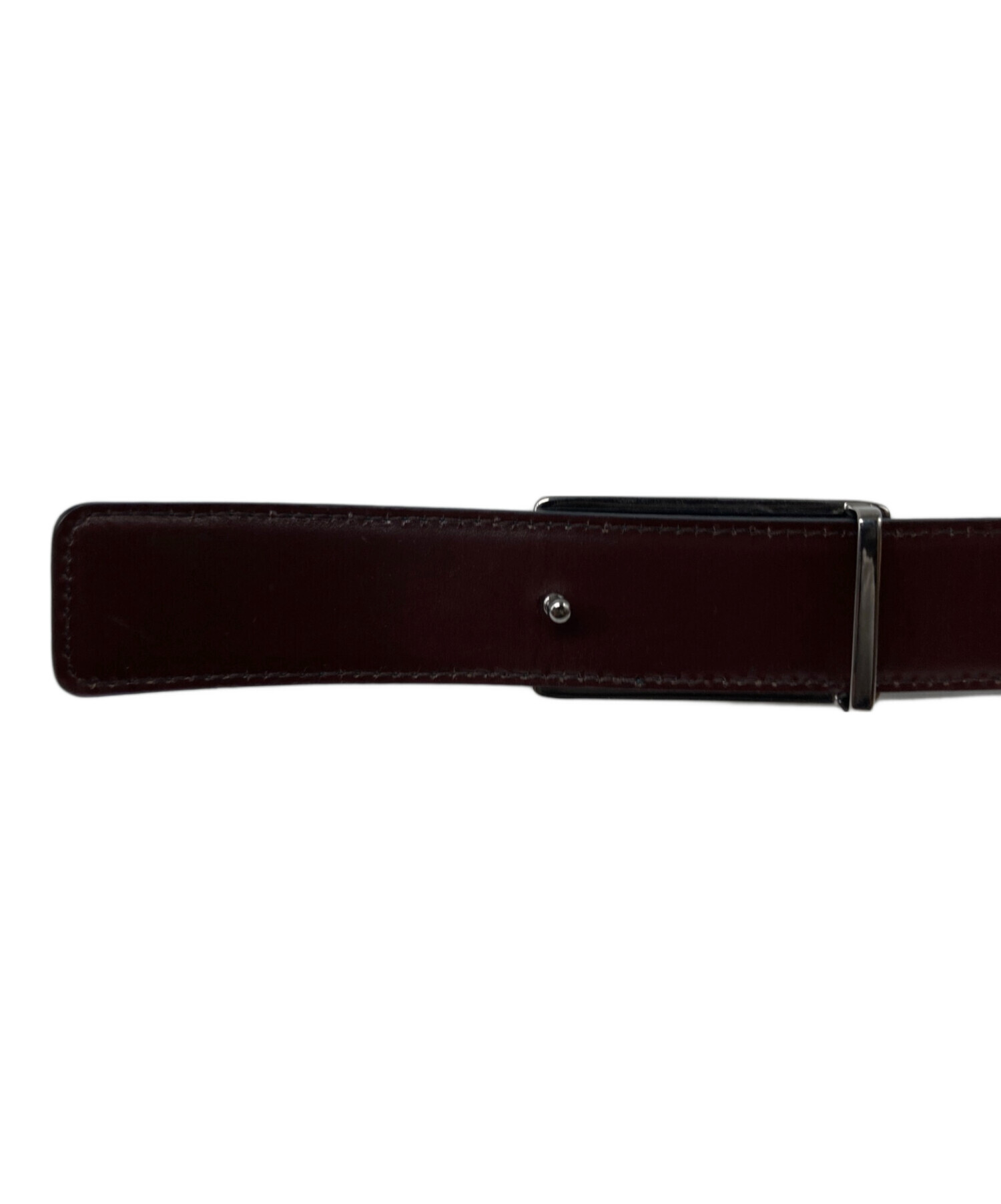 中古・古着通販】GUCCI (グッチ) Gバックルリバーシブルベルト