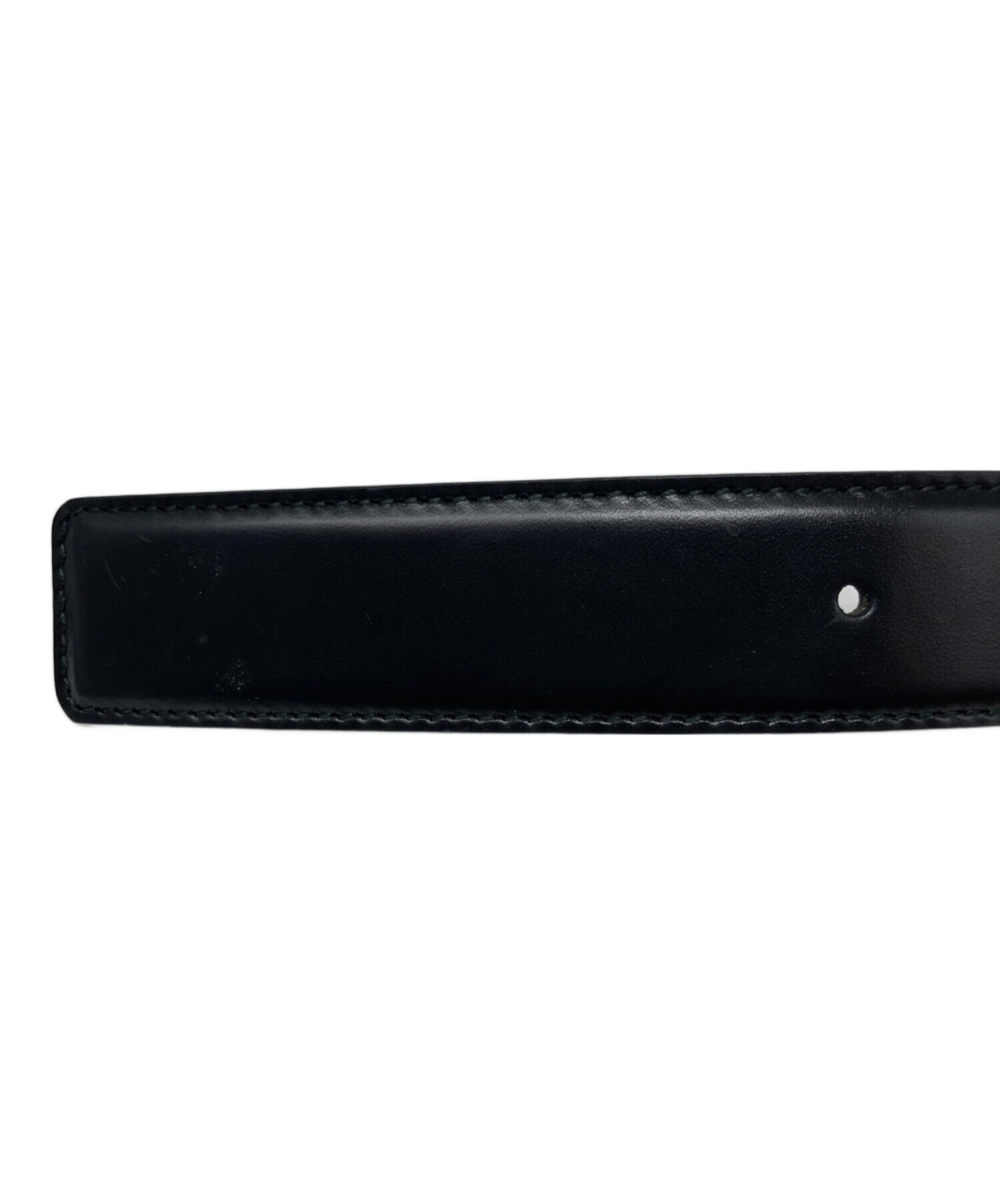 中古・古着通販】GUCCI (グッチ) Gバックルリバーシブルベルト