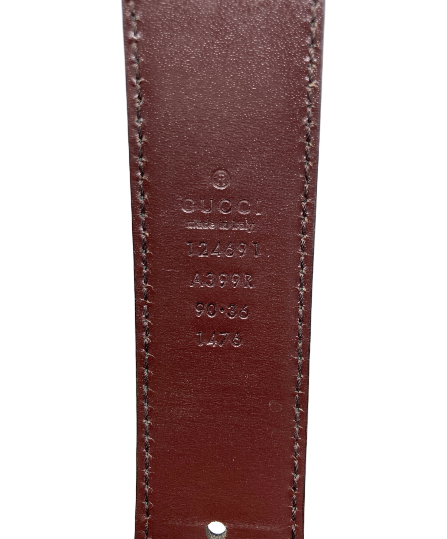中古・古着通販】GUCCI (グッチ) Gバックルリバーシブルベルト 中古・古着通販】GUCCI (グッチ) Gバックルリバーシブルベルト