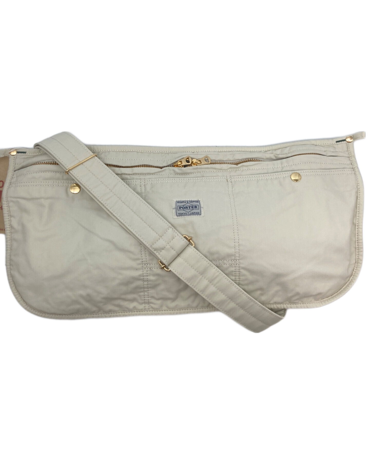 中古・古着通販】PORTER (ポーター) WORK APRON オフホワイト 未使用品