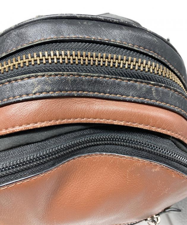 未使用 正規品 コーチ ボディバッグ メンズ ブラウン PVCレザー ファスナー 中古・古着通販】COACH (コーチ) ボディーバッグ ブラウン｜ブランド