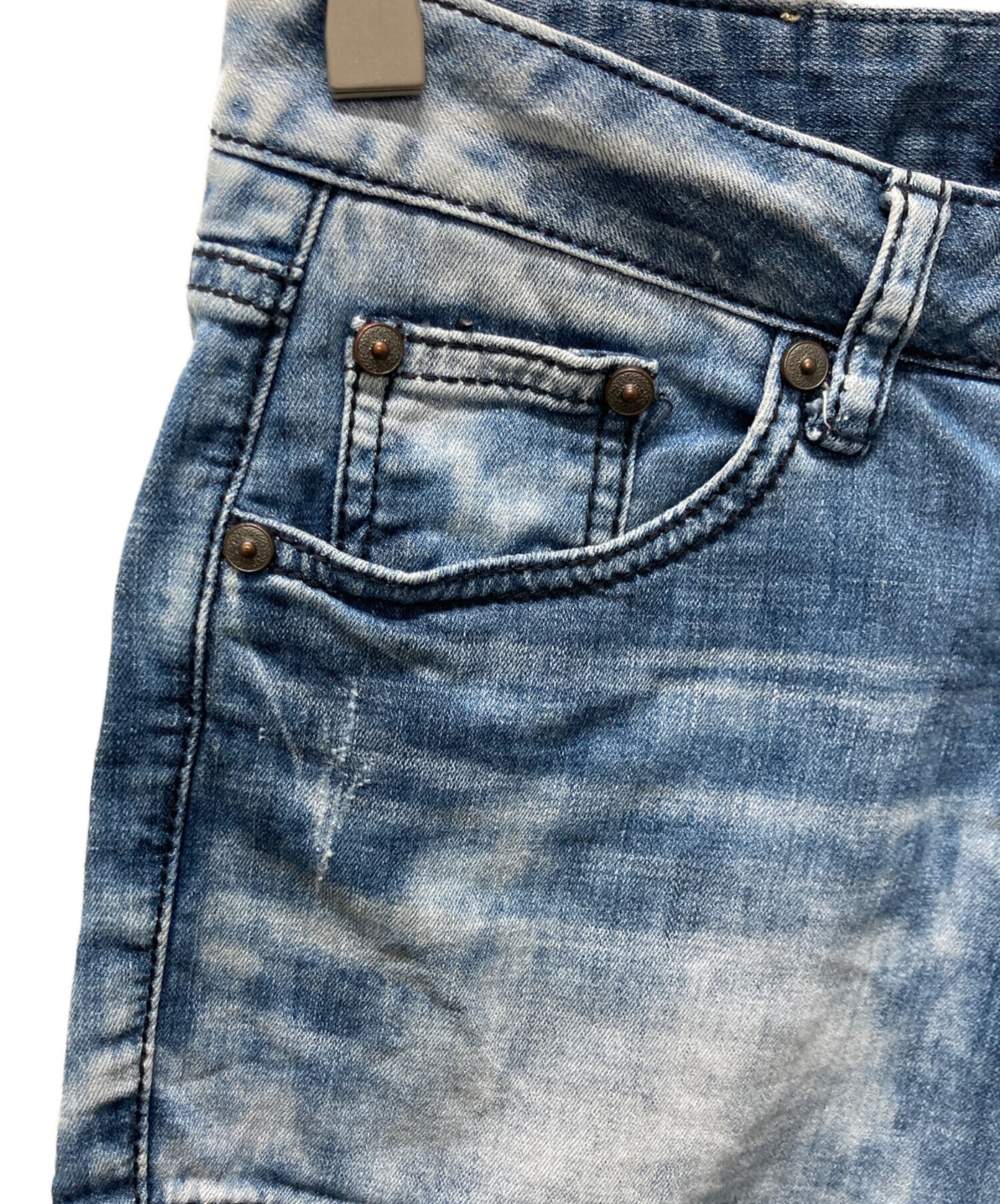 中古・古着通販】EVISU (エヴィス) ショートパンツ インディゴ サイズ