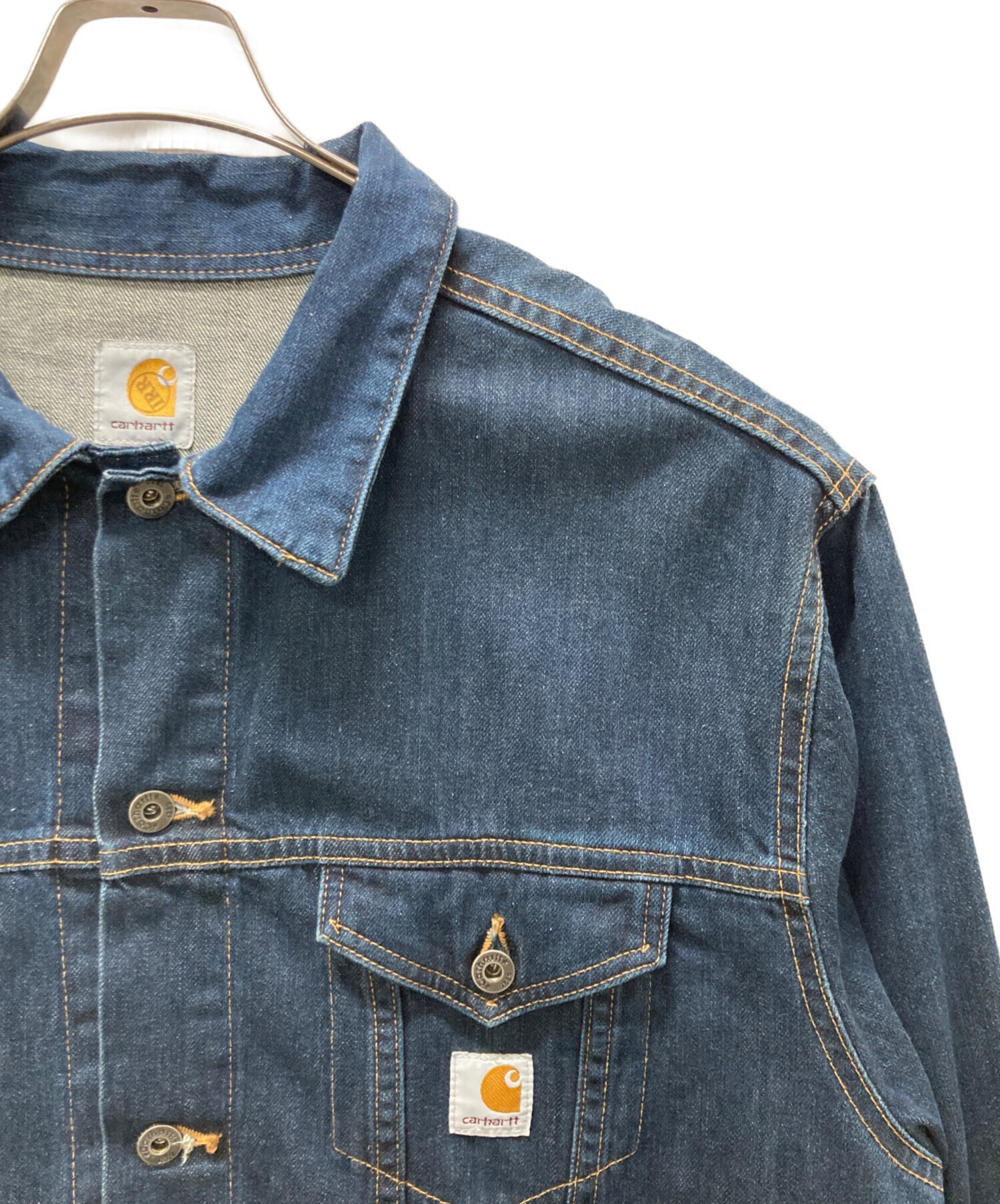 中古・古着通販】CarHartt (カーハート) デニムジャケット インディゴ