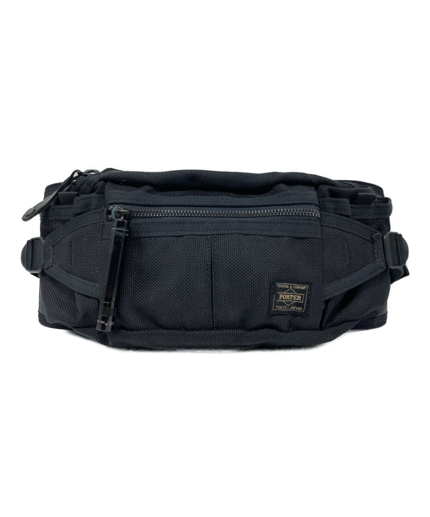 未使用品　PORTER TACTICAL WAIST BAG 中古・古着通販】PORTER (PORTER) WAIST BAG ブラック｜ブランド・古着