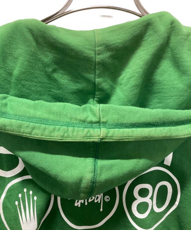 中古・古着通販】stussy (ステューシー) ジップパーカー グリーン