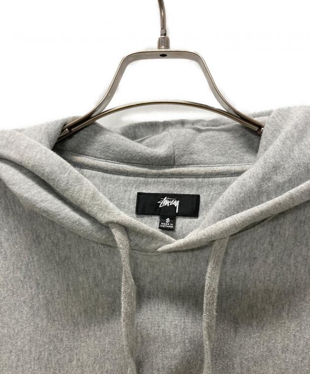 中古・古着通販】stussy (ステューシー) 刺繍ロゴパーカー グレー