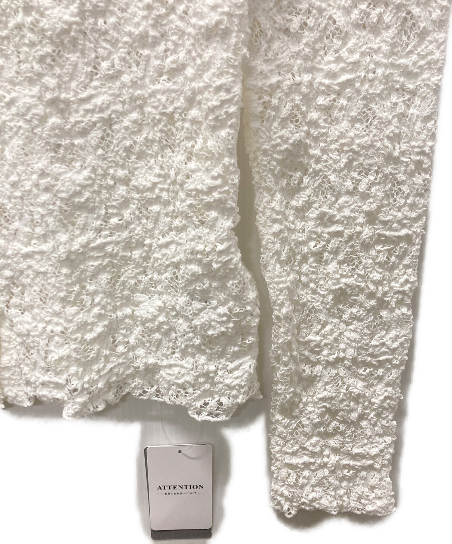 中古・古着通販】IENA (イエナ) Flowerストレッチレース ポロシャツ