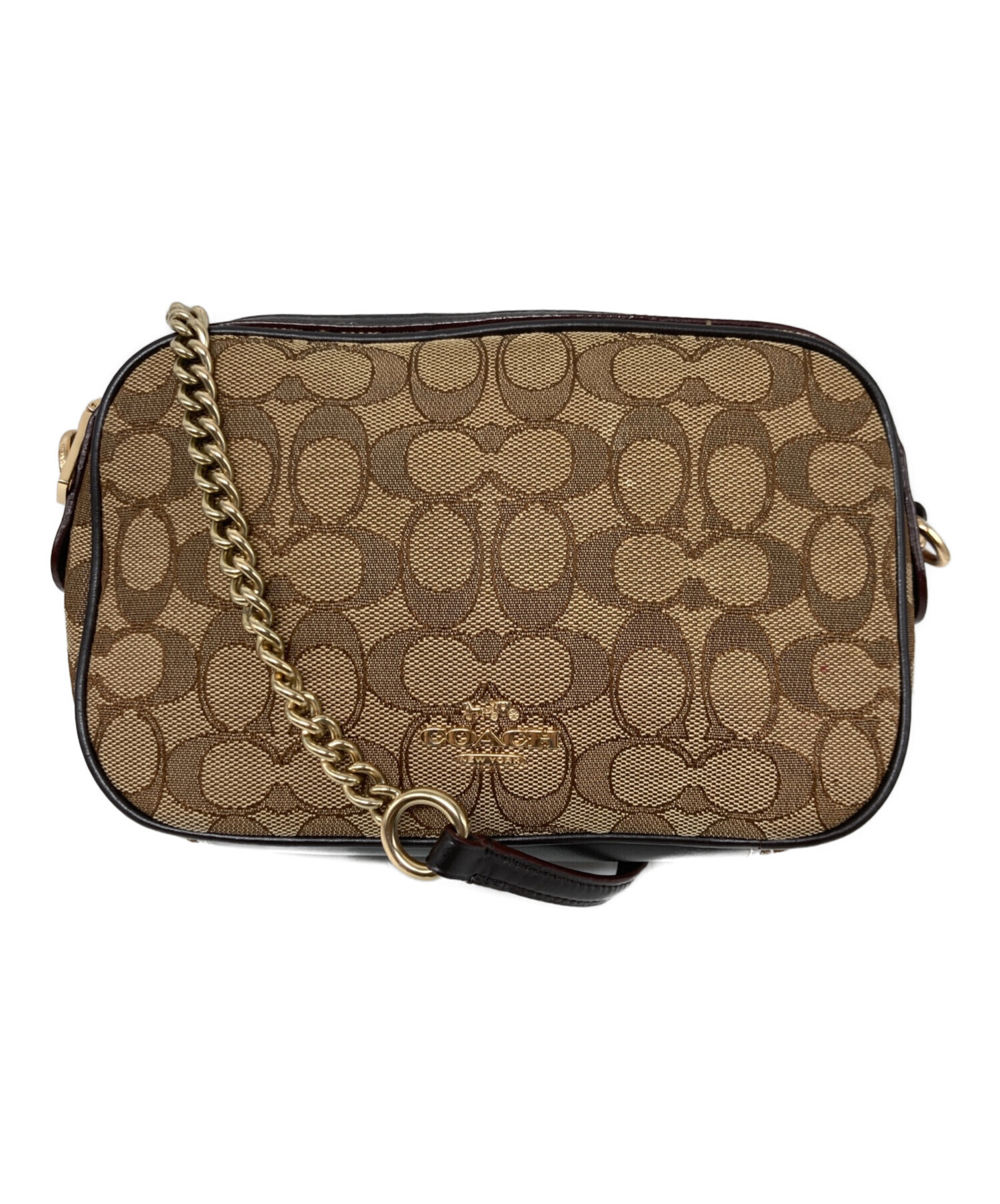 COACH ショルダーバッグ シグネチャー 中古・古着通販】COACH (コーチ) シグネチャー ショルダーバッグ