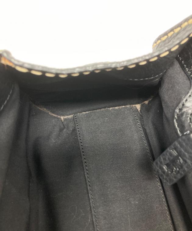 中古・古着通販】TOD'S (トッズ) ステッチハンドバッグ ブラック
