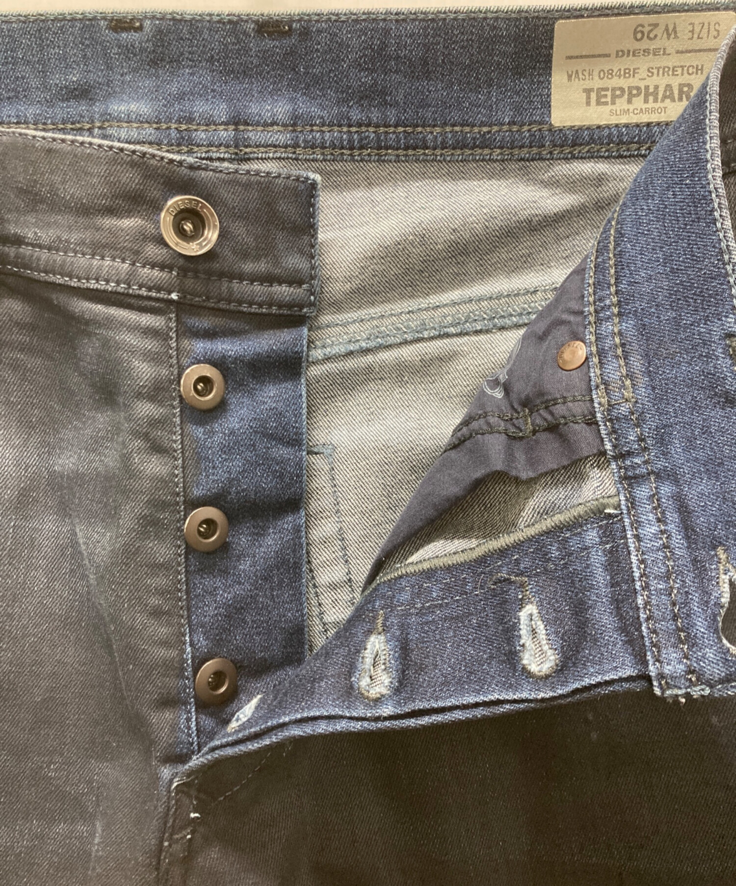 中古・古着通販】DIESEL (ディーゼル) TEPPHAR コーティングデニム