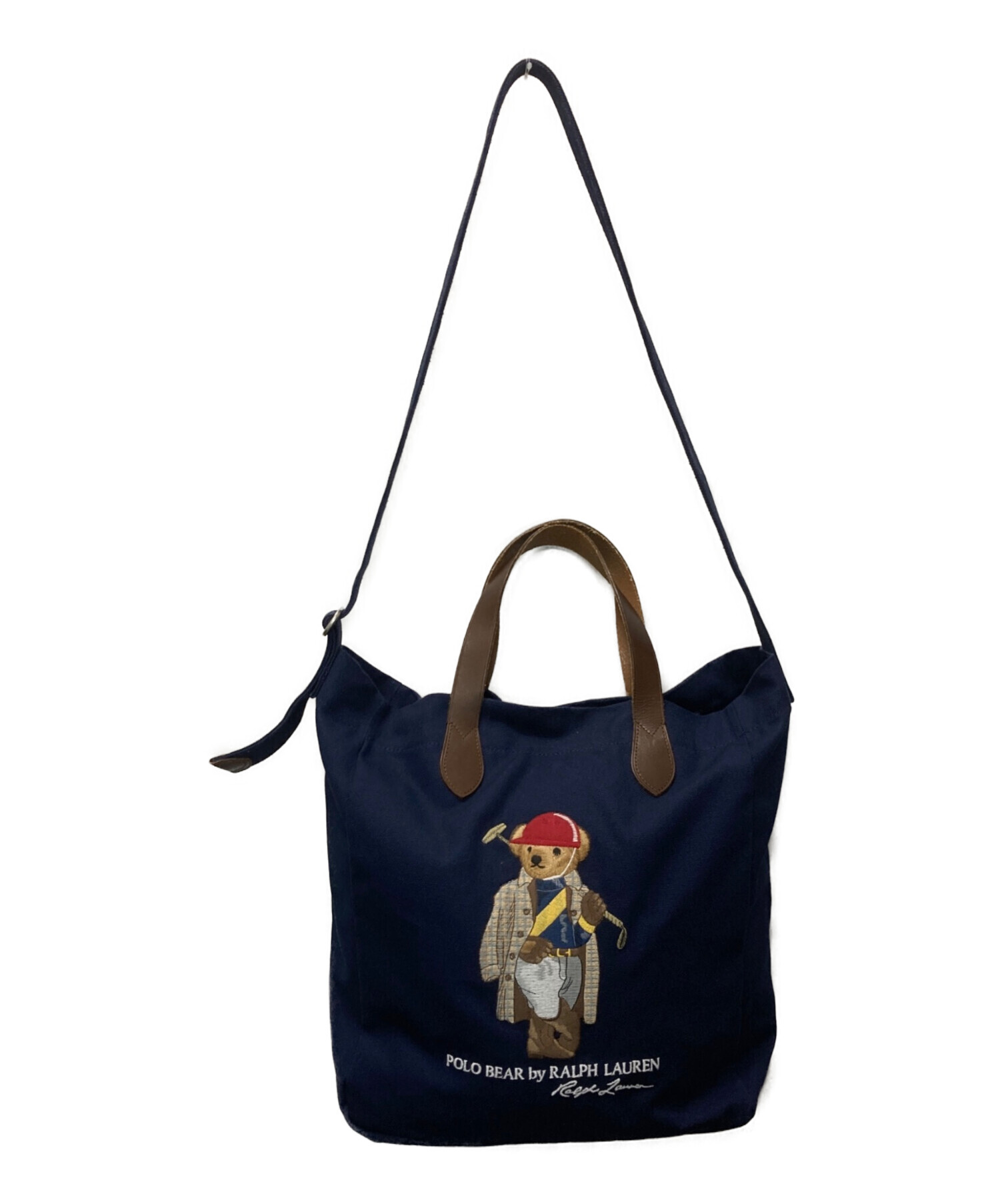 【新品未使用】POLO　RALPHLAUREN ポロ ベア トートバッグ 中古・古着通販】POLO RALPH LAUREN (ポロ・ラルフローレン) ポロベア